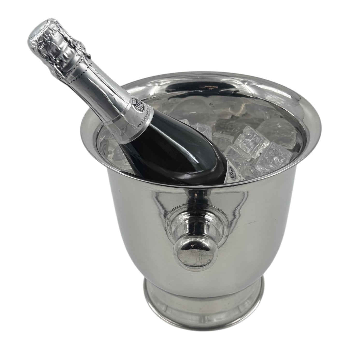 Stainless Steel Champagne & Wine Bucket, with Handles 7 Litre - Premium Kitchen from Chabrias Ltd - Just £18.99! Shop now at Chabrias Ltd
