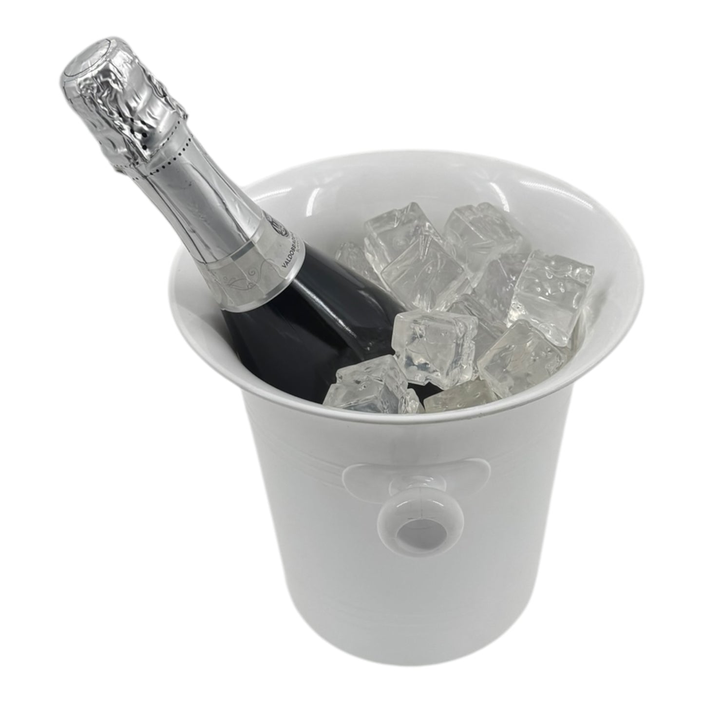 Stylish White Plastic Wine & Champagne Cooler, 3.5L - Premium Home from Chabrias Ltd - Just £9.99! Shop now at Chabrias Ltd