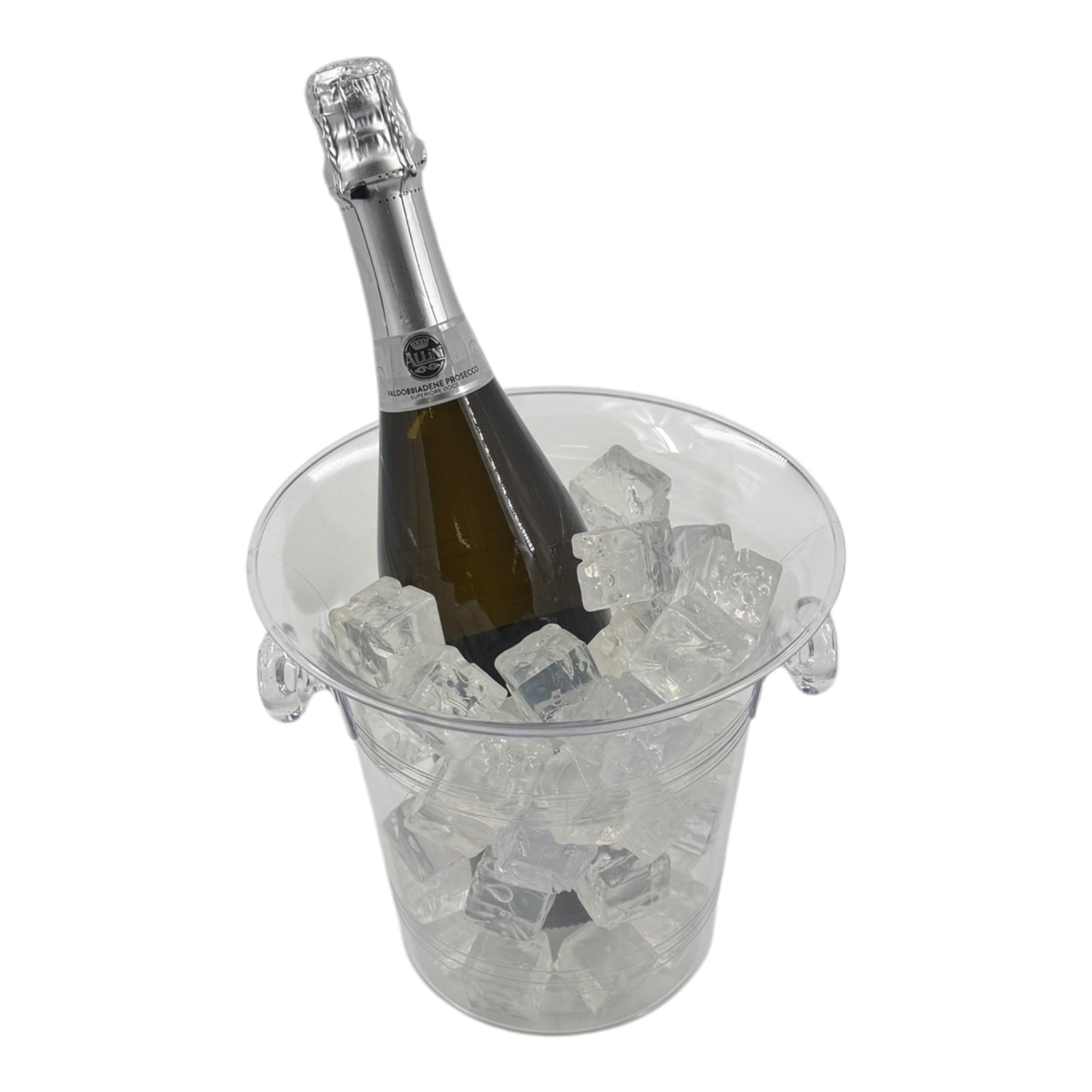Stylish Clear Plastic Wine & Champagne Cooler, 3.5L - Premium Home from Chabrias Ltd - Just £9.99! Shop now at Chabrias Ltd