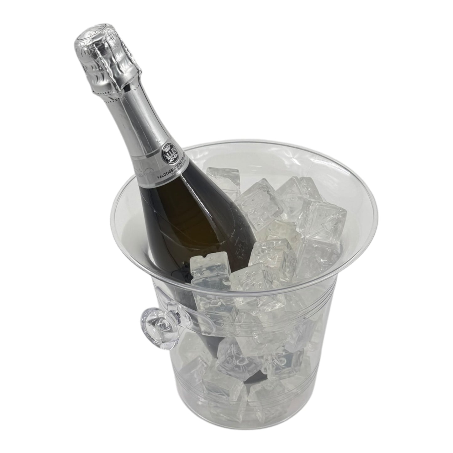 Stylish Clear Plastic Wine & Champagne Cooler, 3.5L - Premium Home from Chabrias Ltd - Just £9.99! Shop now at Chabrias Ltd