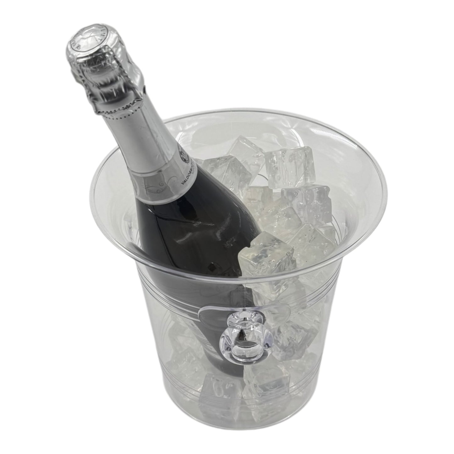 Stylish Clear Plastic Wine & Champagne Cooler, 3.5L - Premium Home from Chabrias Ltd - Just £9.99! Shop now at Chabrias Ltd