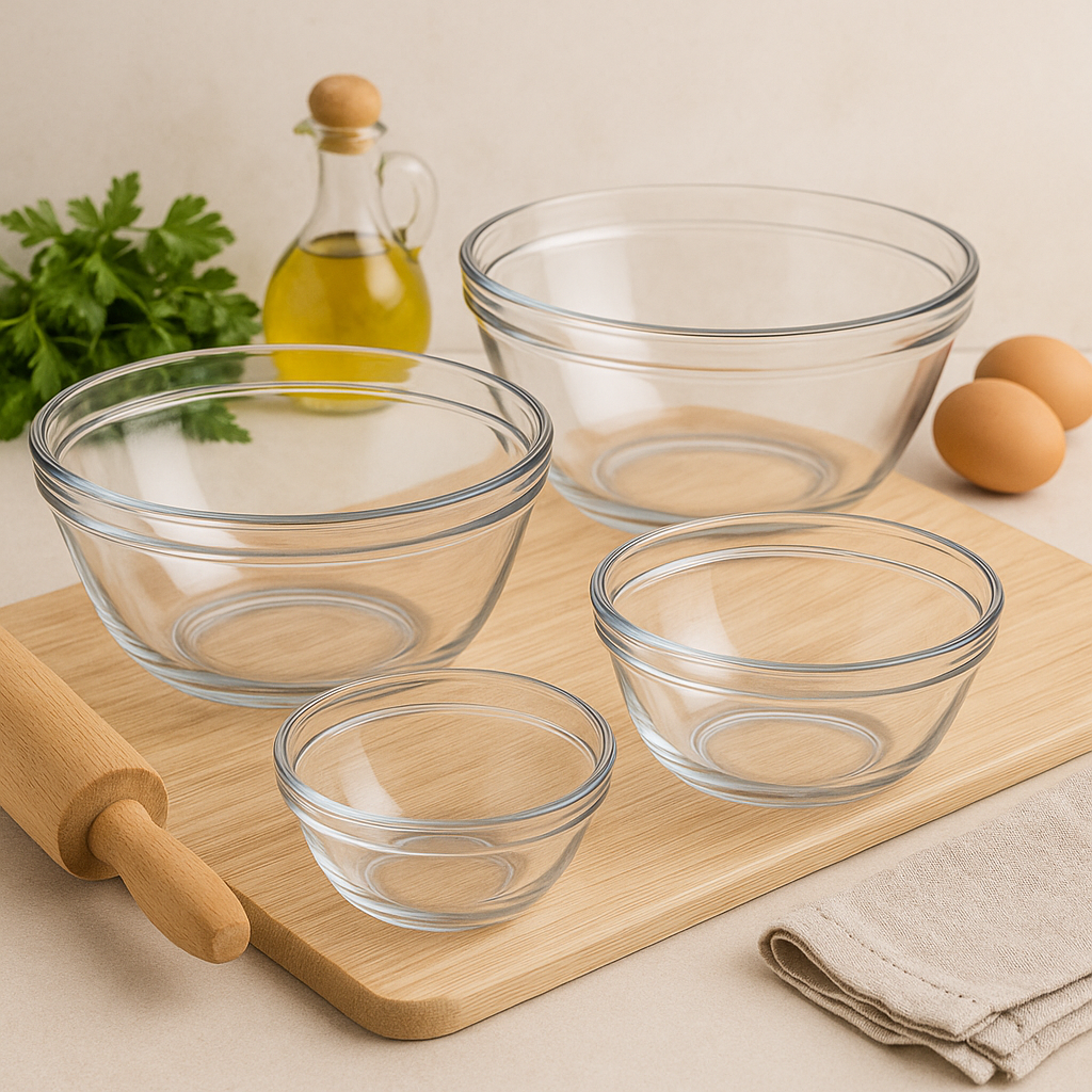 Mixing Glass Bowl, Set of 4 - Premium from Chabrias Ltd - Just £22.99! Shop now at Chabrias Ltd