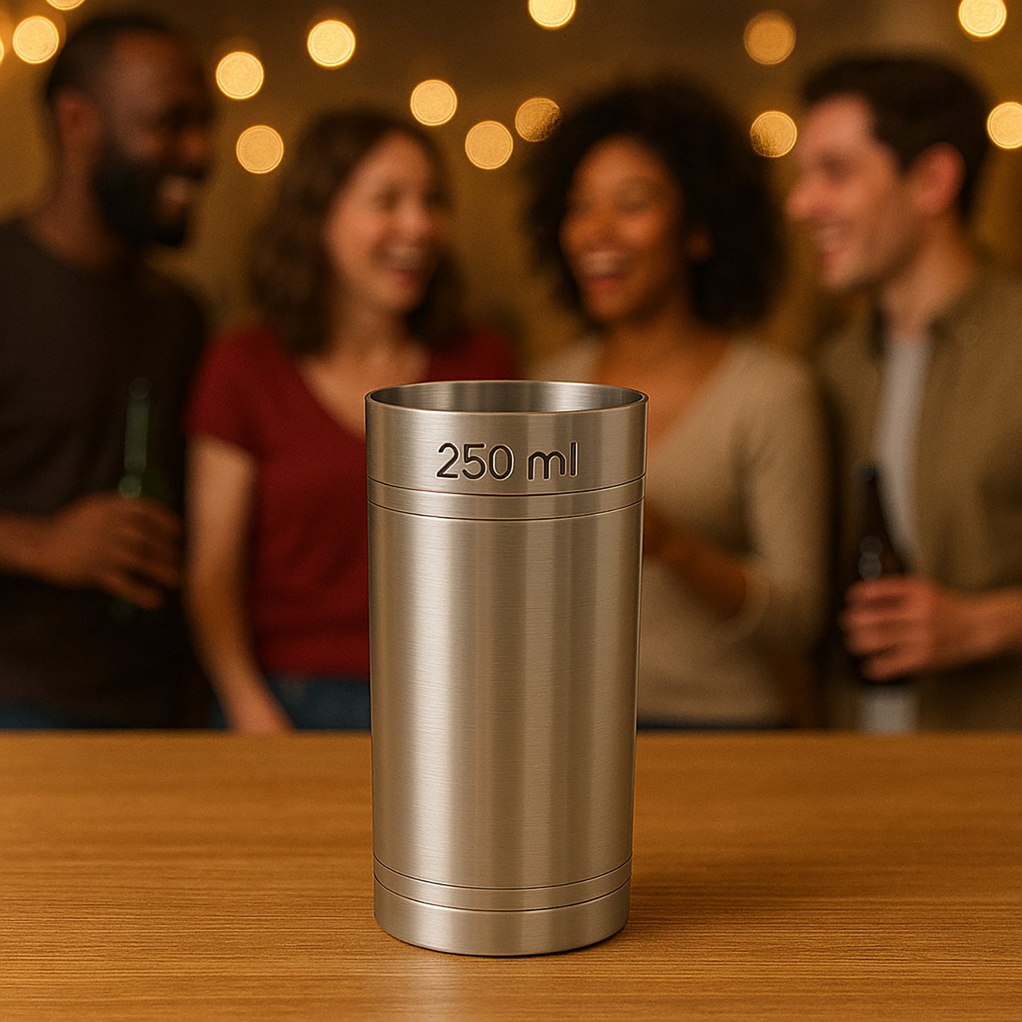 Stainless Steel 250ml Thimble Measure Government Stamped - Premium Kitchen from Chabrias Ltd - Just £6.99! Shop now at Chabrias Ltd