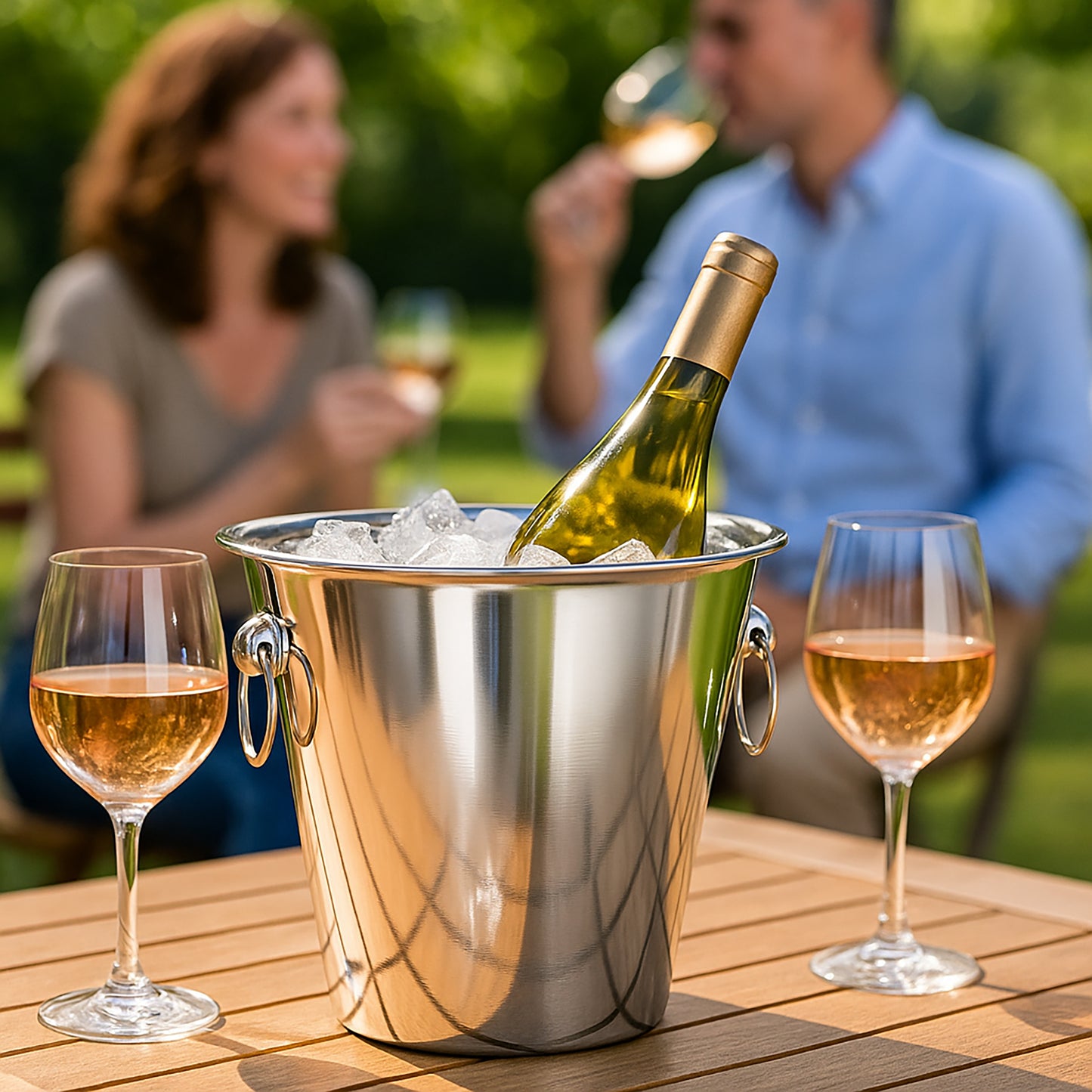Stainless Steel Ice Bucket, 5L (16 pack) - Premium Kitchen from Chabrias Ltd - Just £124.99! Shop now at Chabrias Ltd