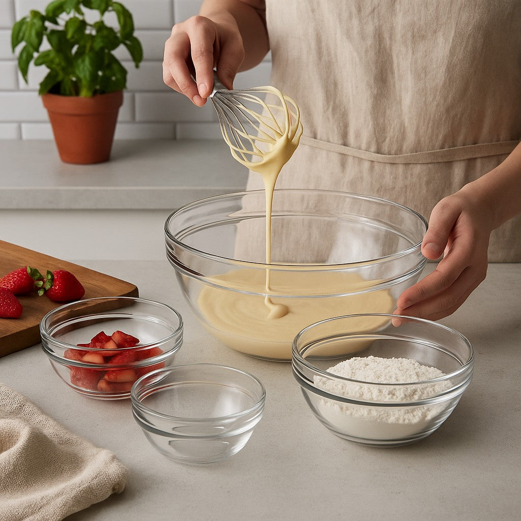 Mixing Glass Bowl, Set of 4 - Premium from Chabrias Ltd - Just £22.99! Shop now at Chabrias Ltd