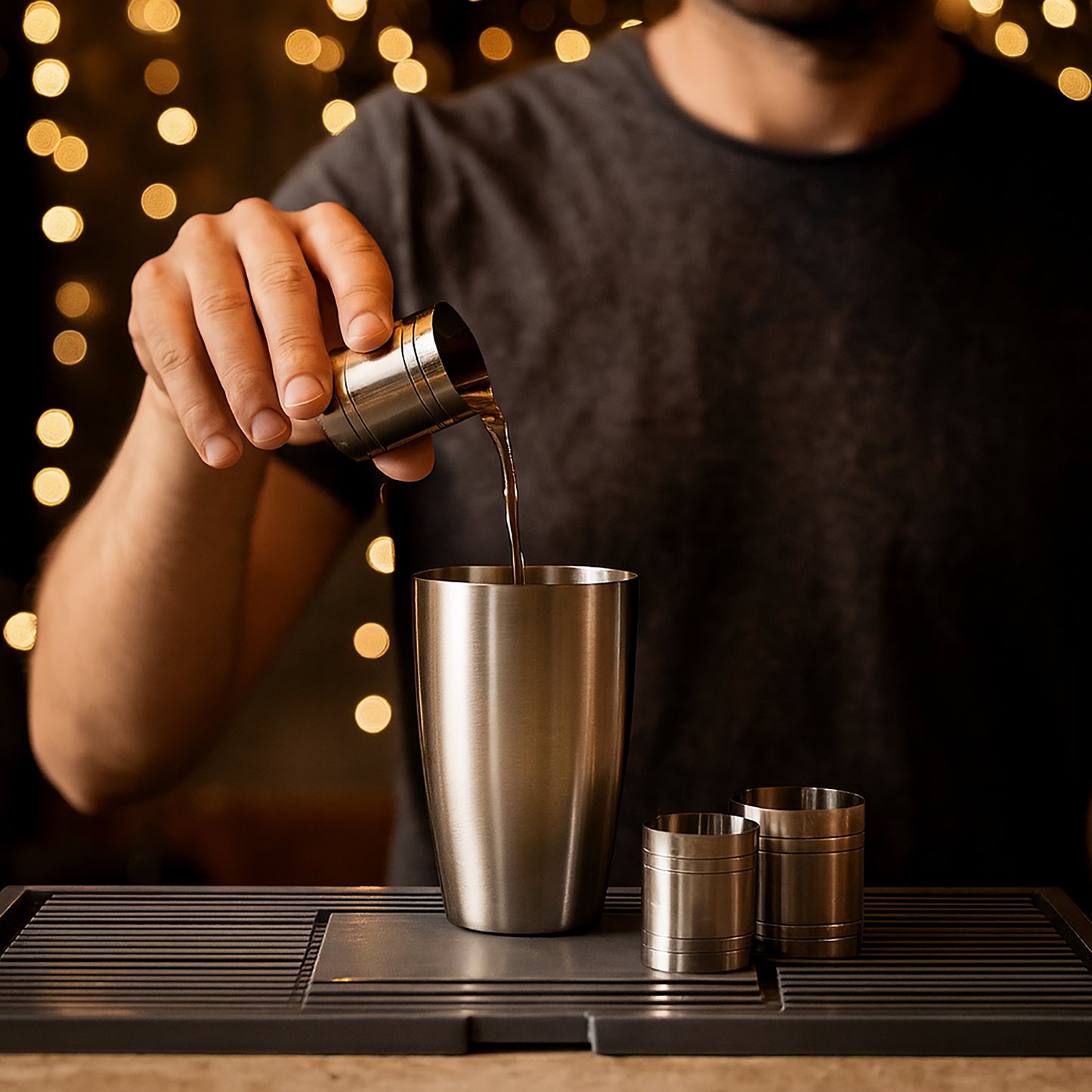 Stainless Steel Thimble Measure 25ml, 35ml, 50ml, Drinks Measure, Government Stamped - Premium Kitchen from Chabrias Ltd - Just £9.99! Shop now at Chabrias Ltd