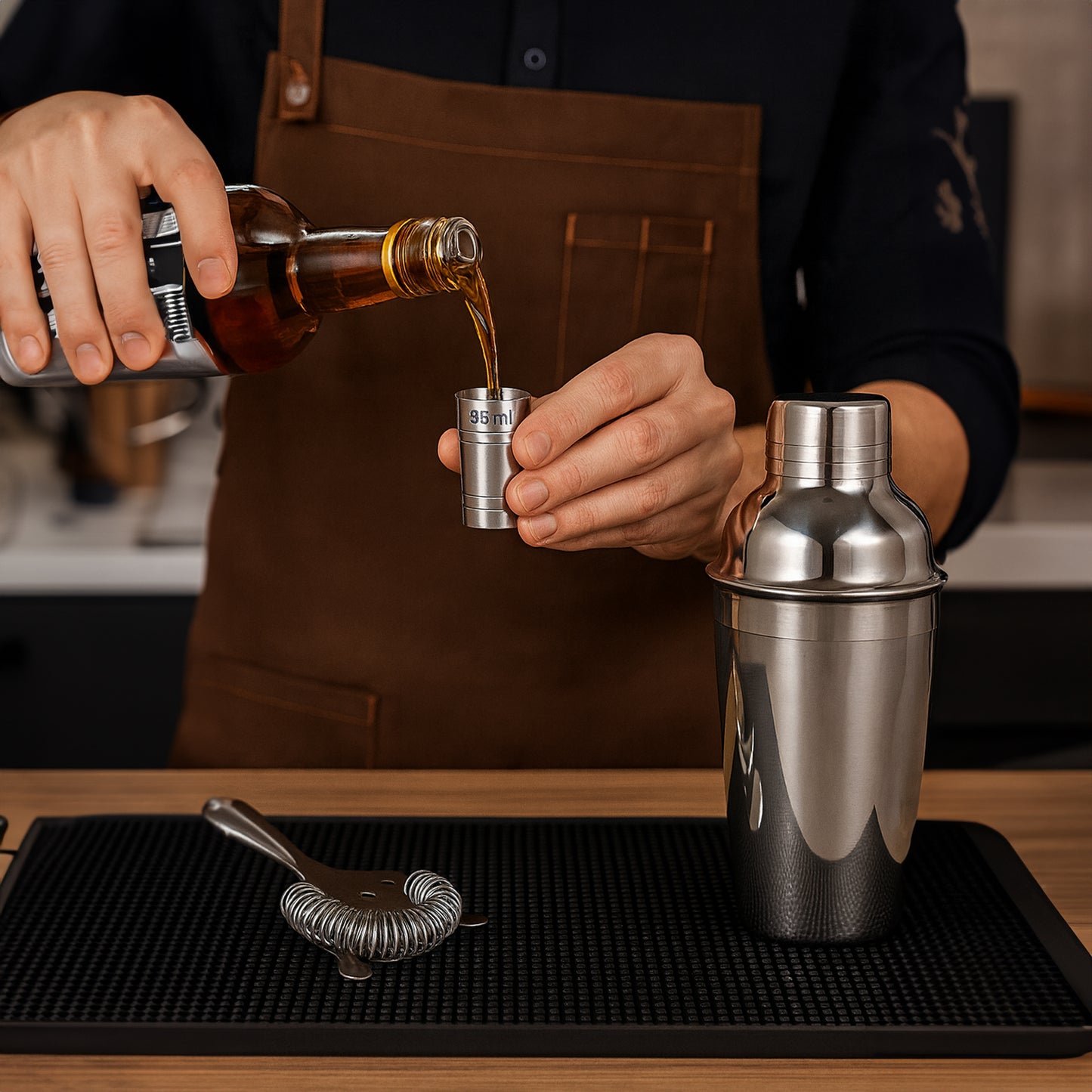Stainless Steel 35ml Thimble Measure Government Stamped - Premium Kitchen from Chabrias Ltd - Just £4.99! Shop now at Chabrias Ltd
