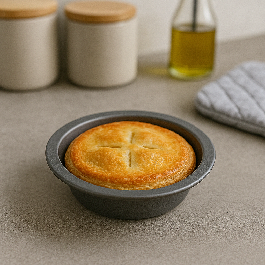 Non-Stick Mini Pie Cake Tins, 4" (4 piece) - Premium Kitchen from Chabrias Ltd - Just £7.99! Shop now at Chabrias Ltd
