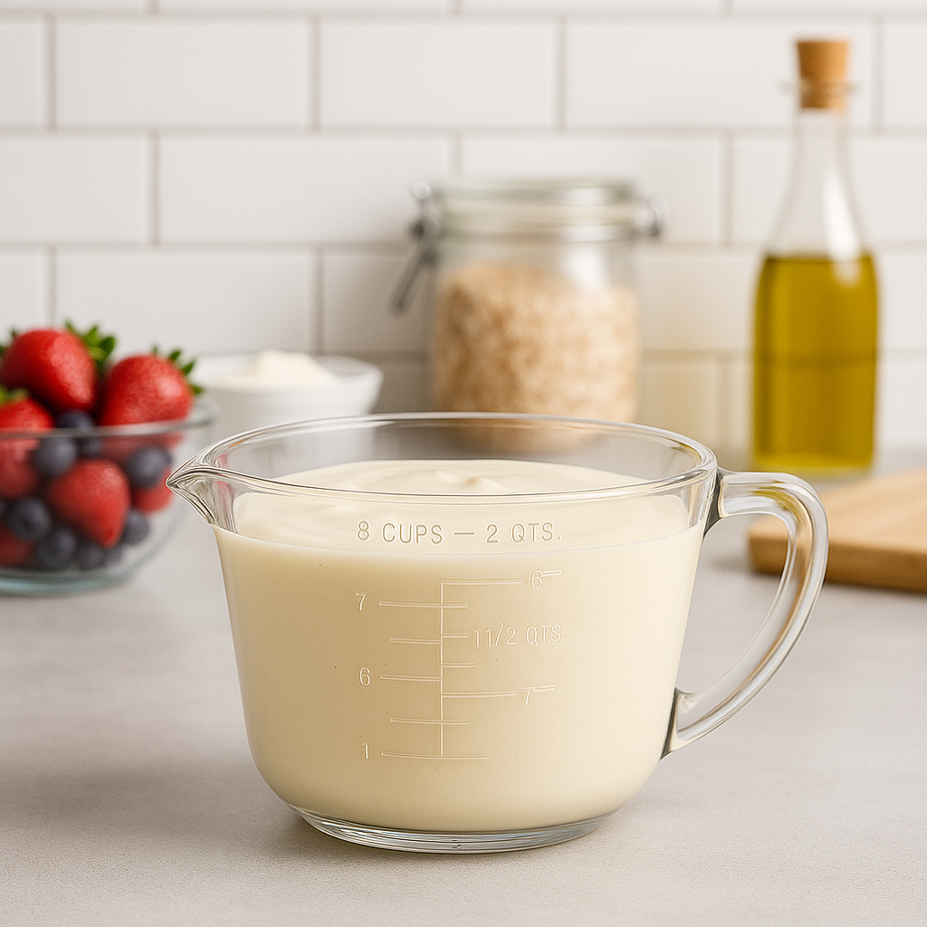 Batter Mixing Jug, 2L - Premium Glassware from Chabrias Ltd - Just £12.99! Shop now at Chabrias Ltd