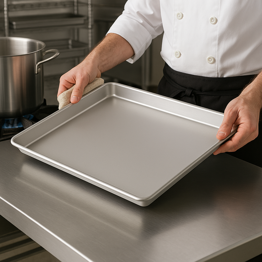 Professional Aluminium Baking Tray, Bakewell Pan, 20" - Premium Home from Chabrias Ltd - Just £23.99! Shop now at Chabrias Ltd