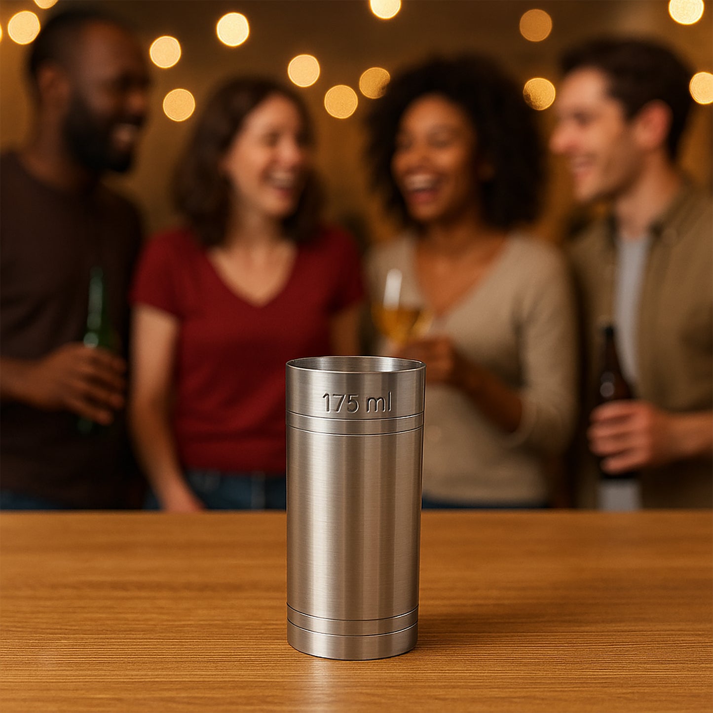 Stainless Steel 175ml Thimble Measure Government Stamped - Premium Kitchen from Chabrias Ltd - Just £6.49! Shop now at Chabrias Ltd