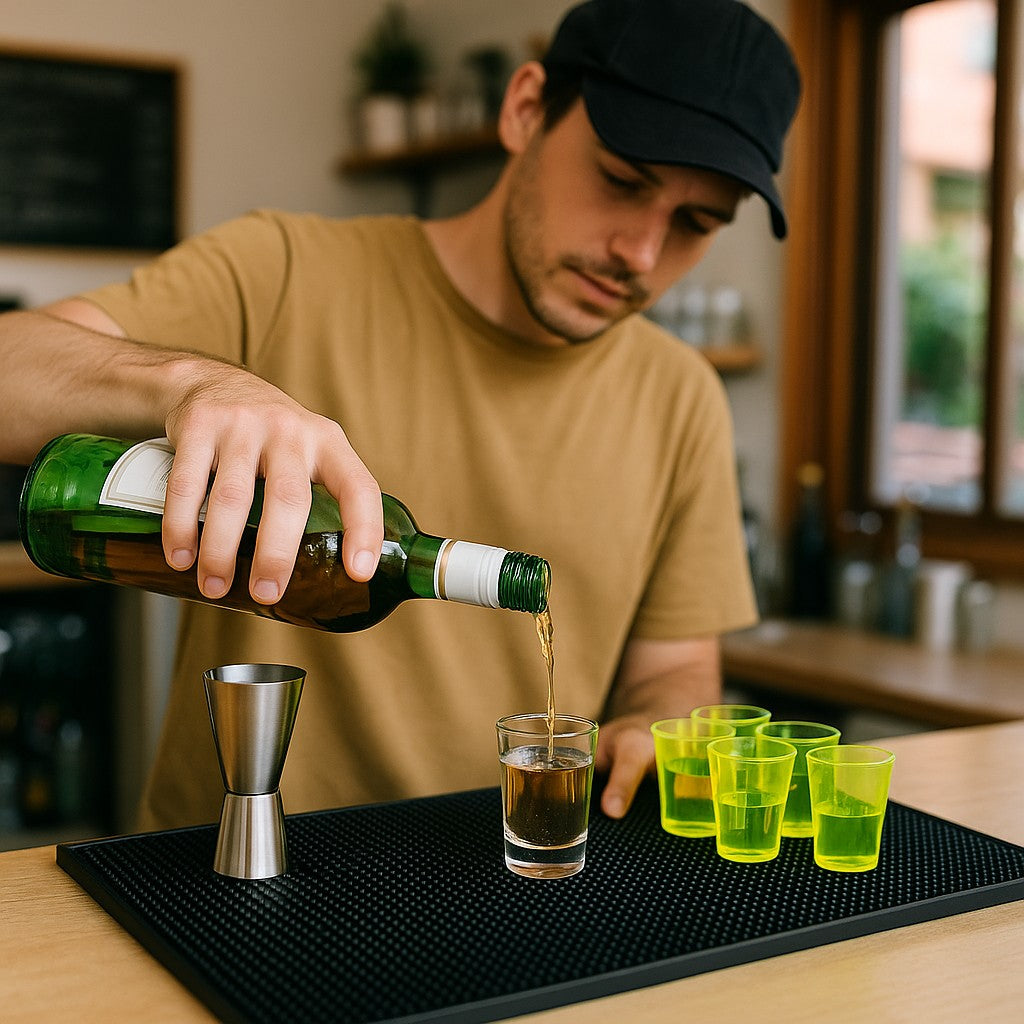 Premium Service Spill Rubber Mat, Black - Premium Home from Chabrias Ltd - Just £9.99! Shop now at Chabrias Ltd