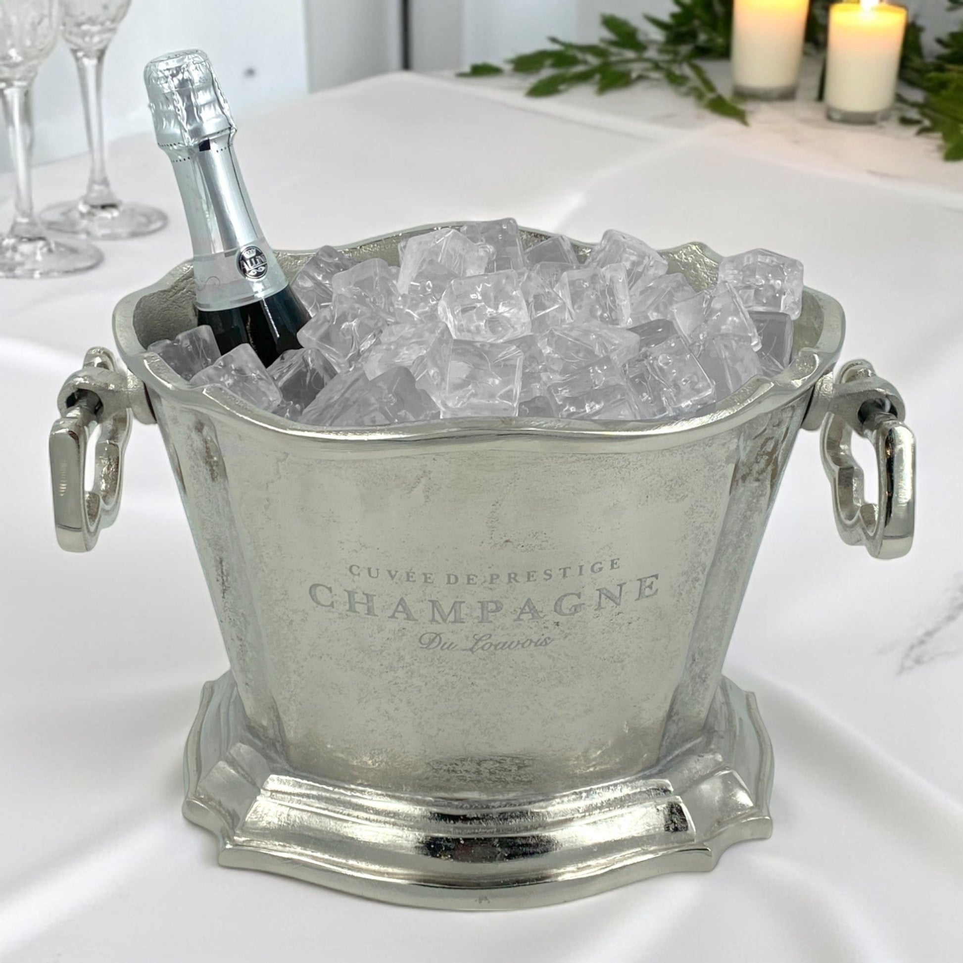 Deluxe Vintage "Cuvée de Prestige Champagne" Bucket, Scalloped - Premium Kitchen from Chabrias Ltd - Just £86.99! Shop now at Chabrias Ltd