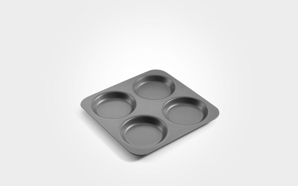 Hard Anodised 4 Cups Yorkshire Pudding Tray - Premium Home from Mermaid - Just £36.99! Shop now at Chabrias Ltd