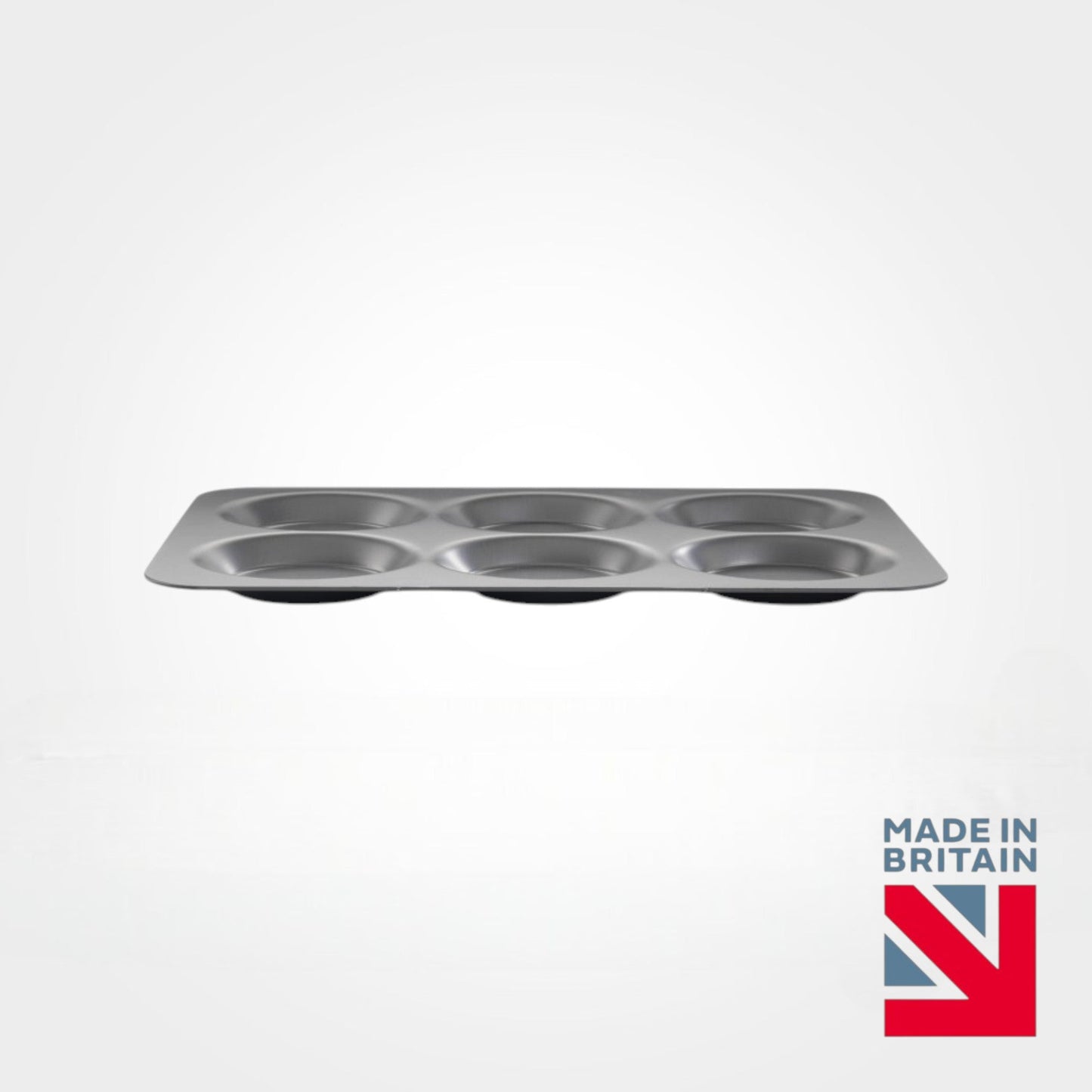 Hard Anodised 6-Hole Yorkshire Pudding Tray - Premium Kitchen from Mermaid - Just £39.99! Shop now at Chabrias Ltd