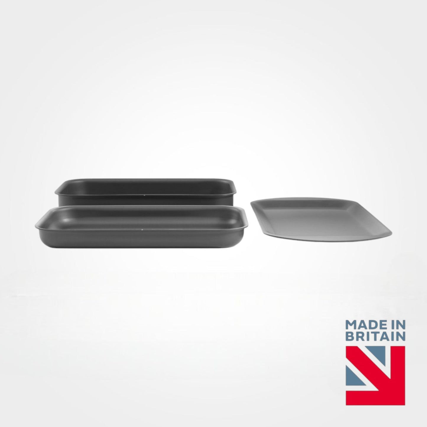 Hard Anodised Companion Baking Tray Trio Set, 10" - Premium Home from Chabrias Ltd - Just £67.99! Shop now at Chabrias Ltd