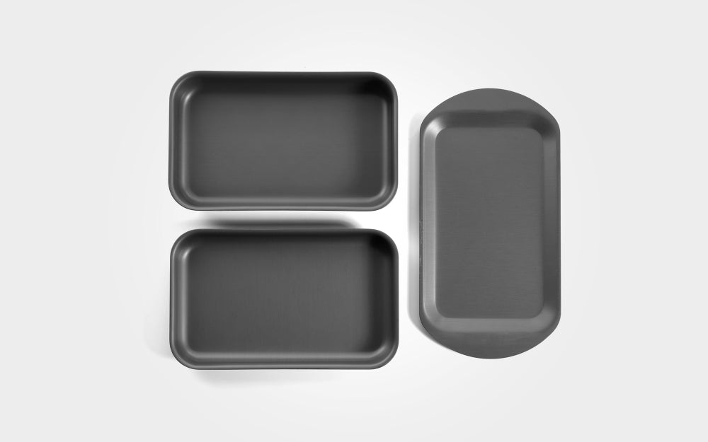 Hard Anodised Companion Baking Tray Trio Set, 10" - Premium Home from Chabrias Ltd - Just £67.99! Shop now at Chabrias Ltd
