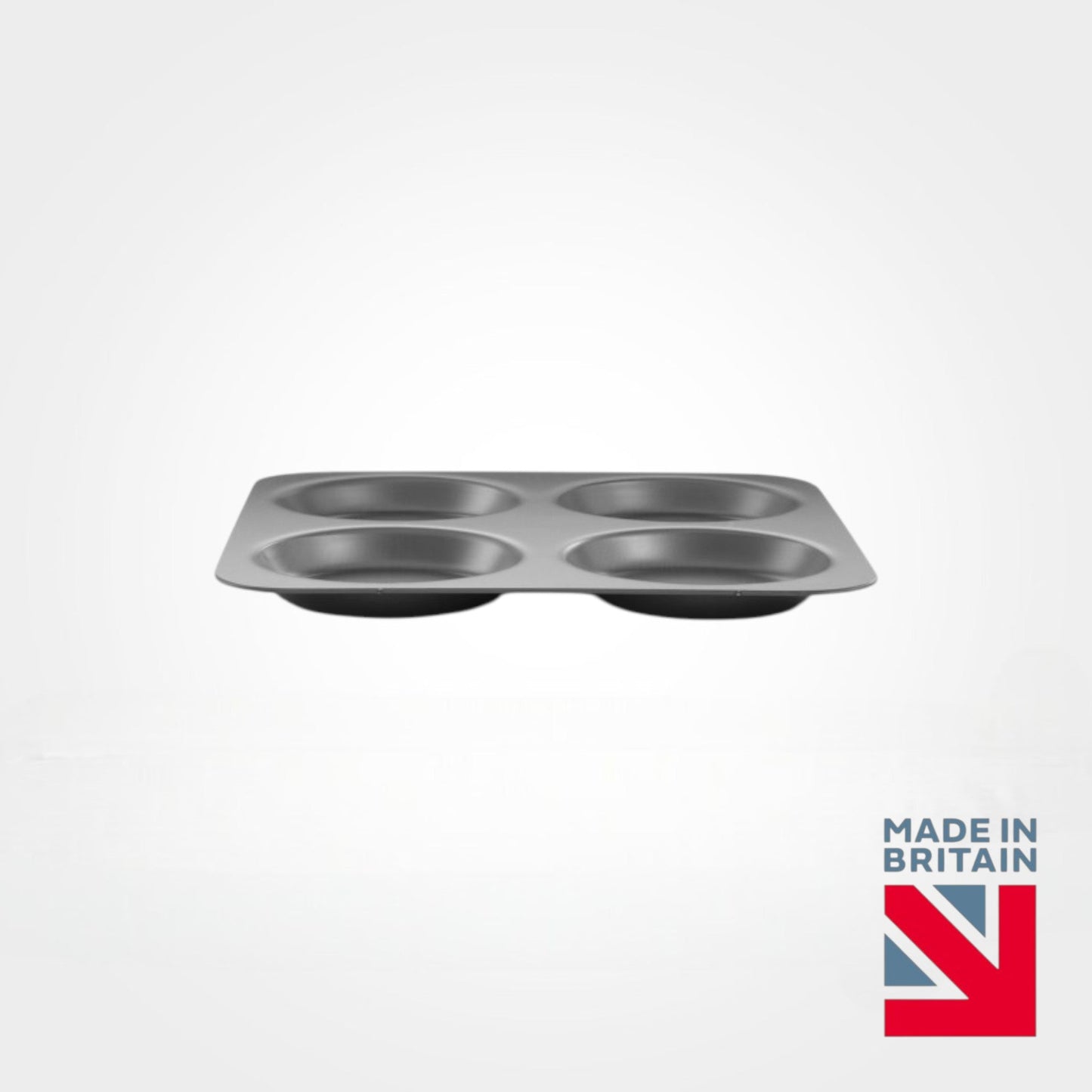 Hard Anodised 4 Cups Yorkshire Pudding Tray - Premium Home from Mermaid - Just £36.99! Shop now at Chabrias Ltd