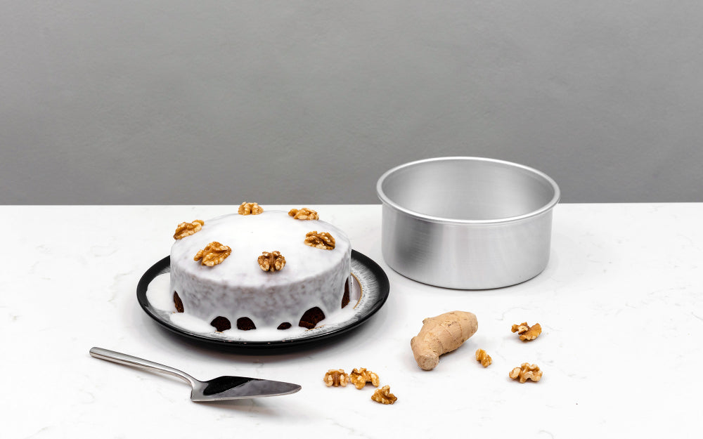 Mermaid Silver Anodised Cake Tin, Fixed Base, 6" - Premium Home from Mermaid - Just £21.99! Shop now at Chabrias Ltd