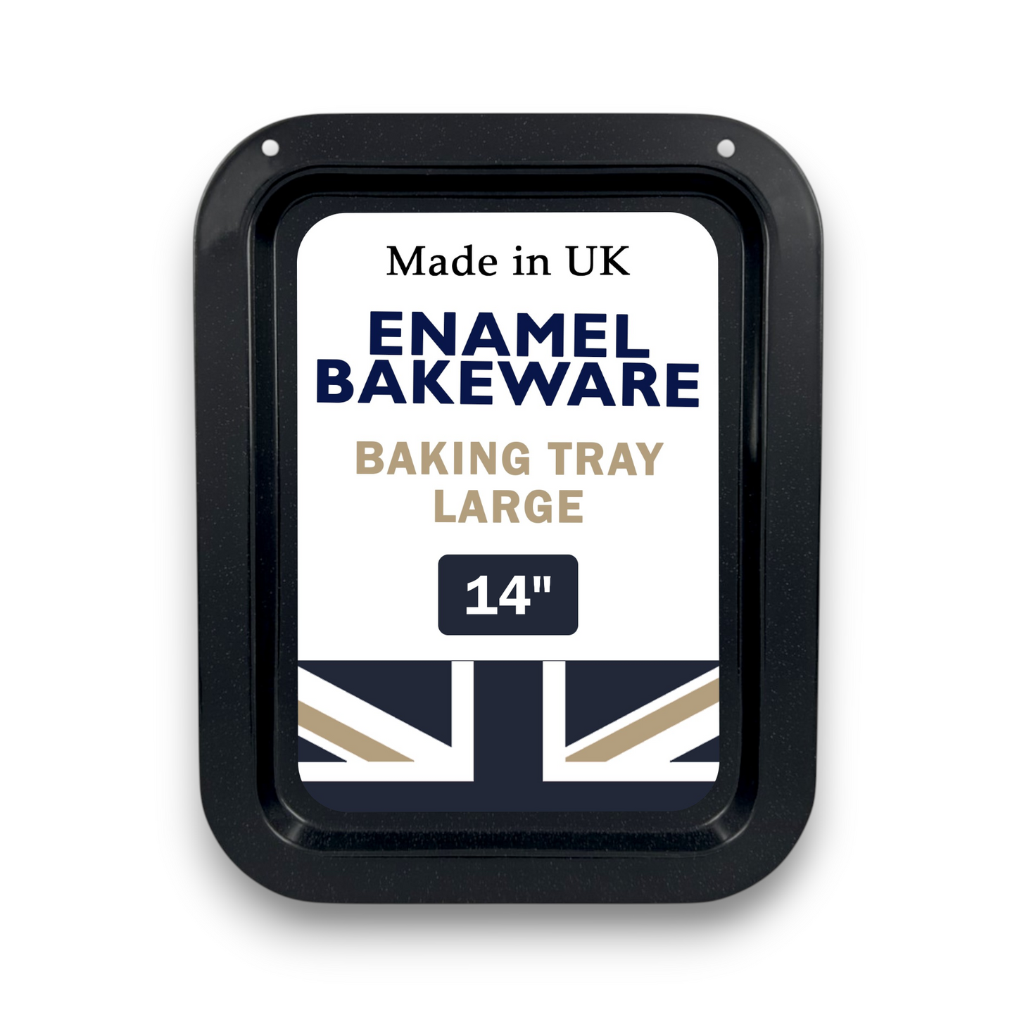36cm Vitreous Enamel Oven Tray – Large – Great British Bakeware - Premium Home from Chabrias Ltd - Just £9.99! Shop now at Chabrias Ltd