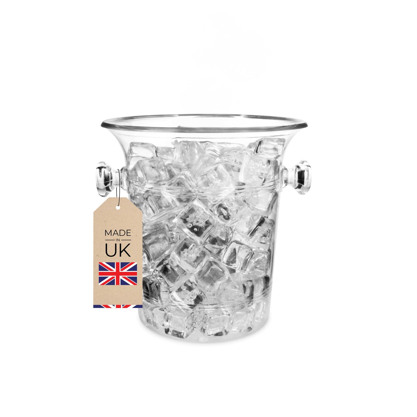 Stylish Clear Plastic Wine & Champagne Cooler, 3.5L - Premium Home from Chabrias Ltd - Just £9.99! Shop now at Chabrias Ltd