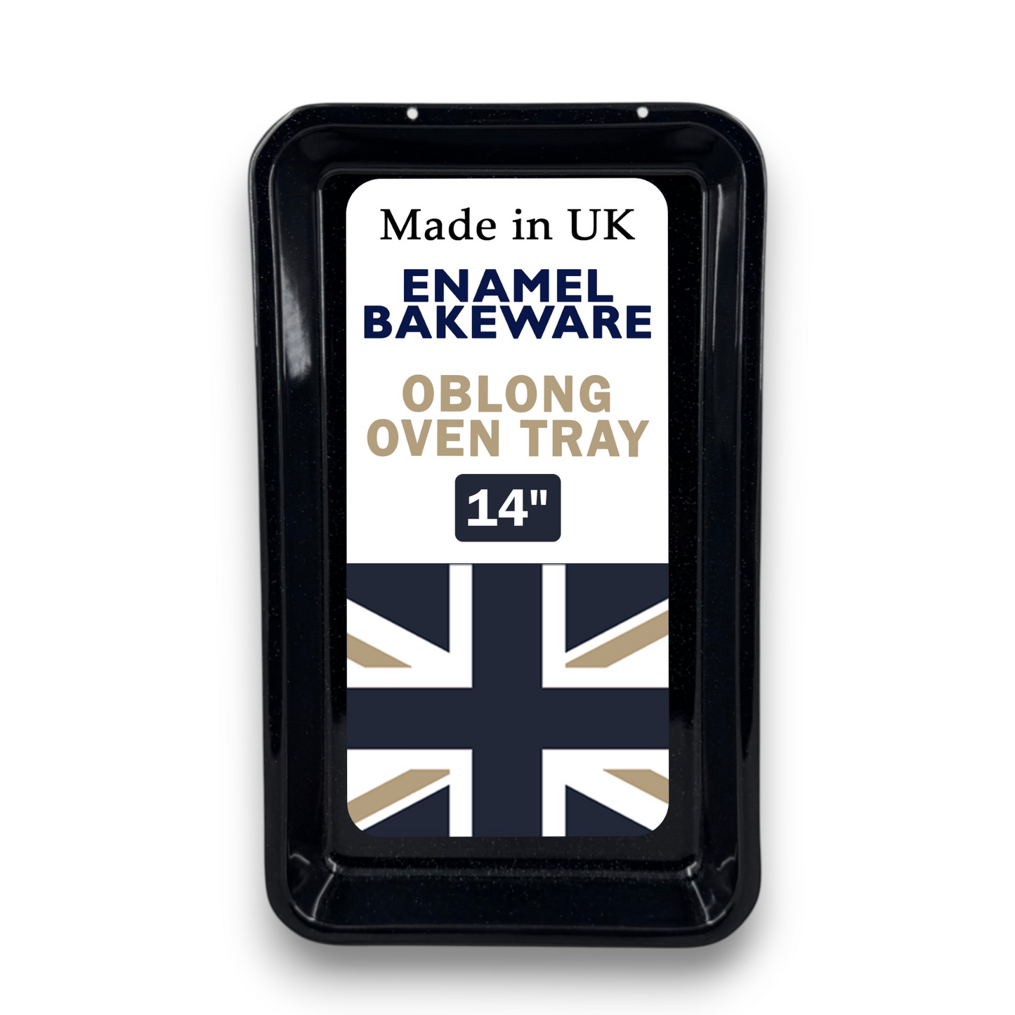 35cm Vitreous Enamel Baking Tray – Oblong – Great British Bakeware - Premium Home from Chabrias Ltd - Just £9.99! Shop now at Chabrias Ltd