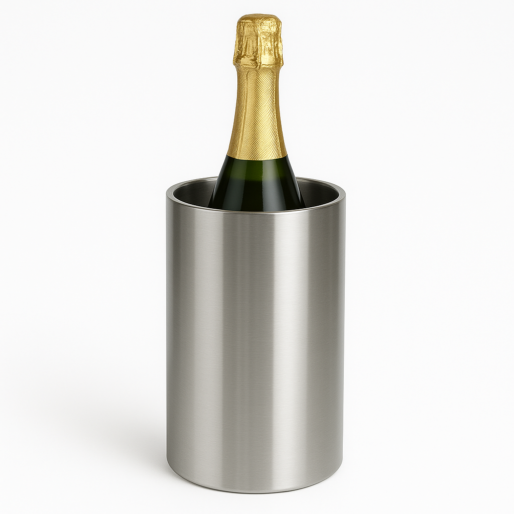 Stainless Steel Wine Cooler - Premium Kitchen from Chabrias Ltd - Just £9.49! Shop now at Chabrias Ltd