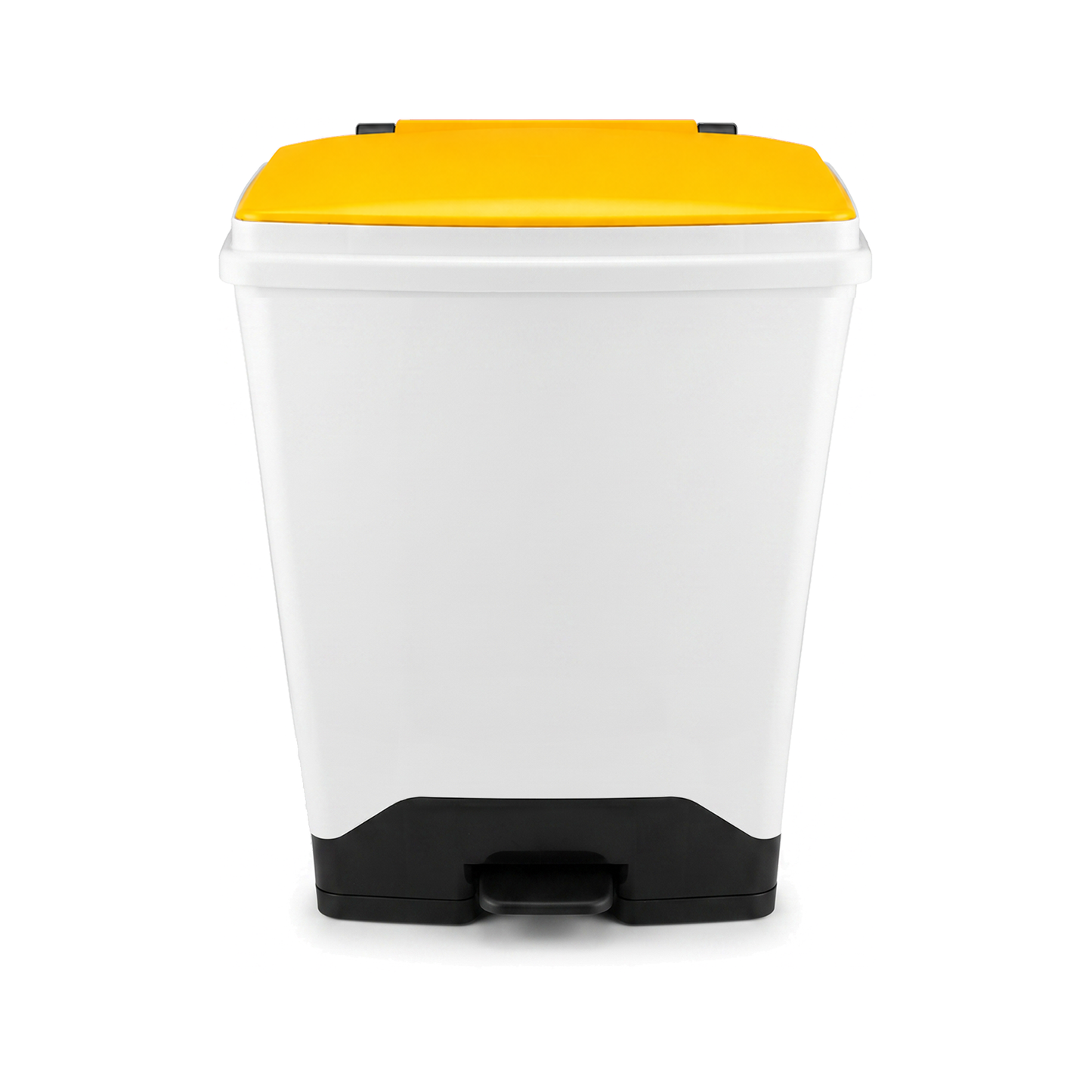 42 Litre Fire Retardant Plastic Sack Holder with Yellow Lid for NHS Healthcare Waste