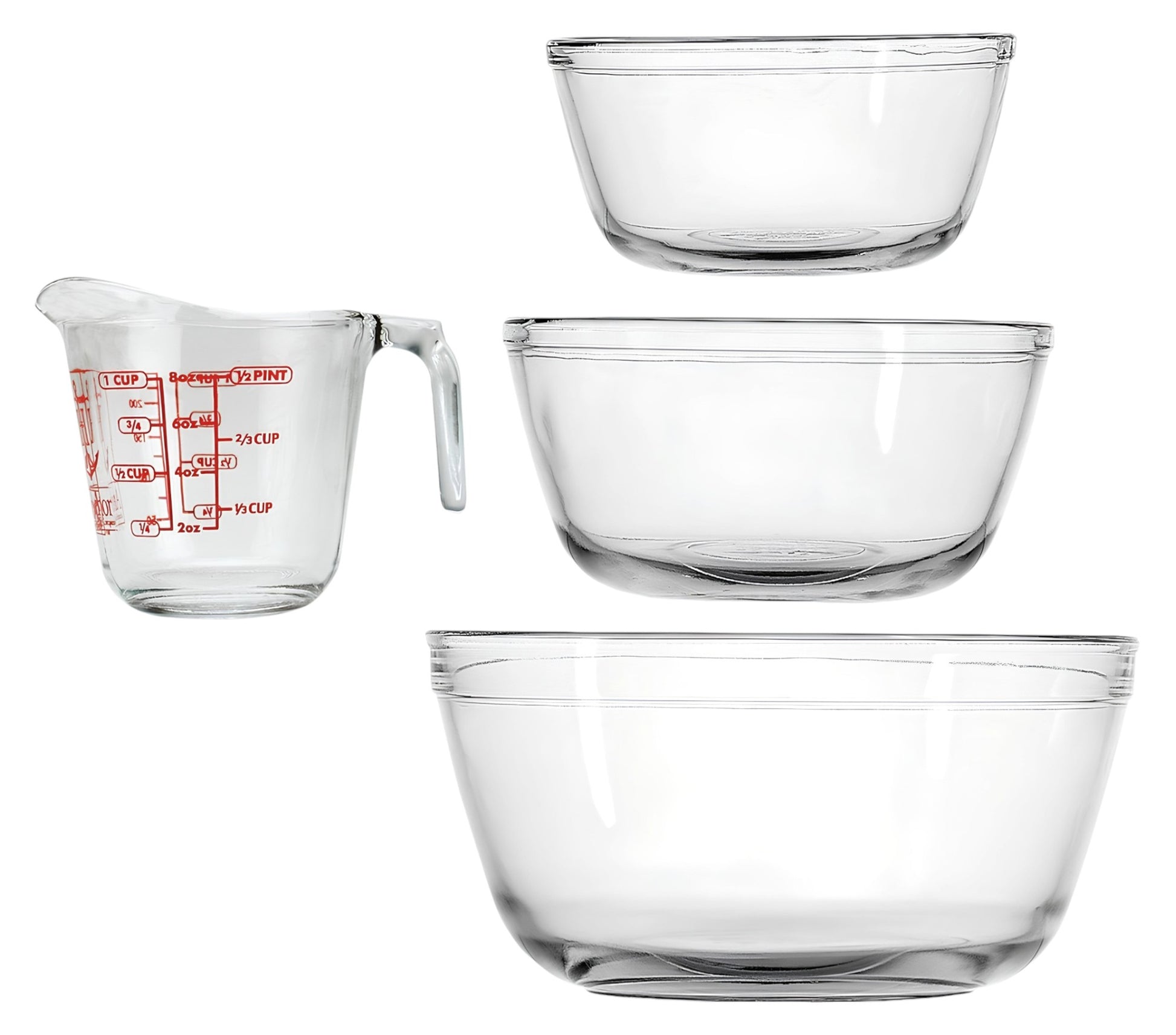 Mixing Bowls and Measuring Cup Set, 4-Piece - Premium Home from Chabrias Ltd - Just £64.99! Shop now at Chabrias Ltd