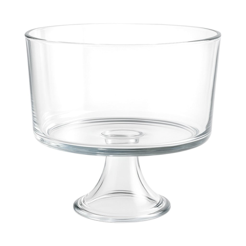 Footed Trifle Bowl Thick Glass, 2L - Premium Kitchen from Chabrias Ltd - Just £23.99! Shop now at Chabrias Ltd