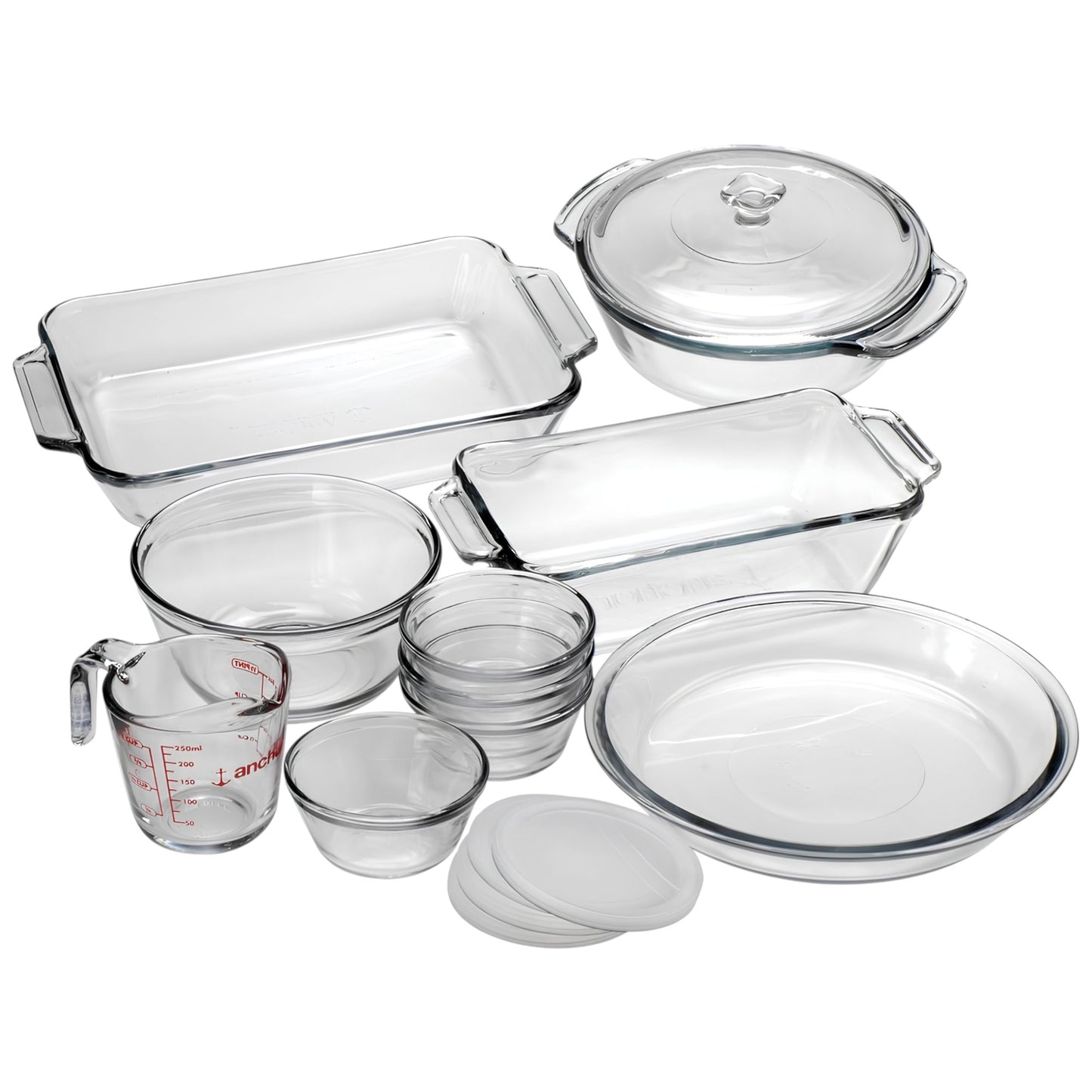 Complete Glassware Baking Set, 15 Piece - Premium from Chabrias Ltd - Just £49.99! Shop now at Chabrias Ltd