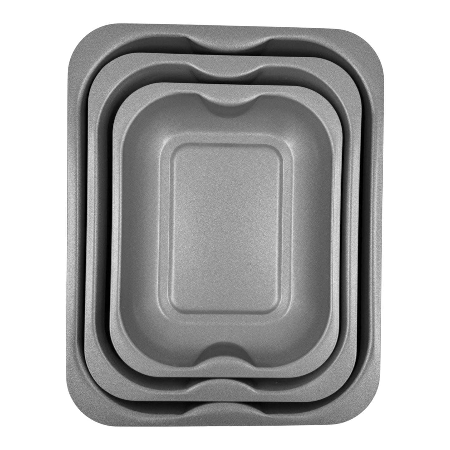 Non-Stick Roasting Baking Tray Set, 28, 33, 38cm (3 piece) - Premium Kitchen from Chabrias Ltd - Just £19.99! Shop now at Chabrias Ltd