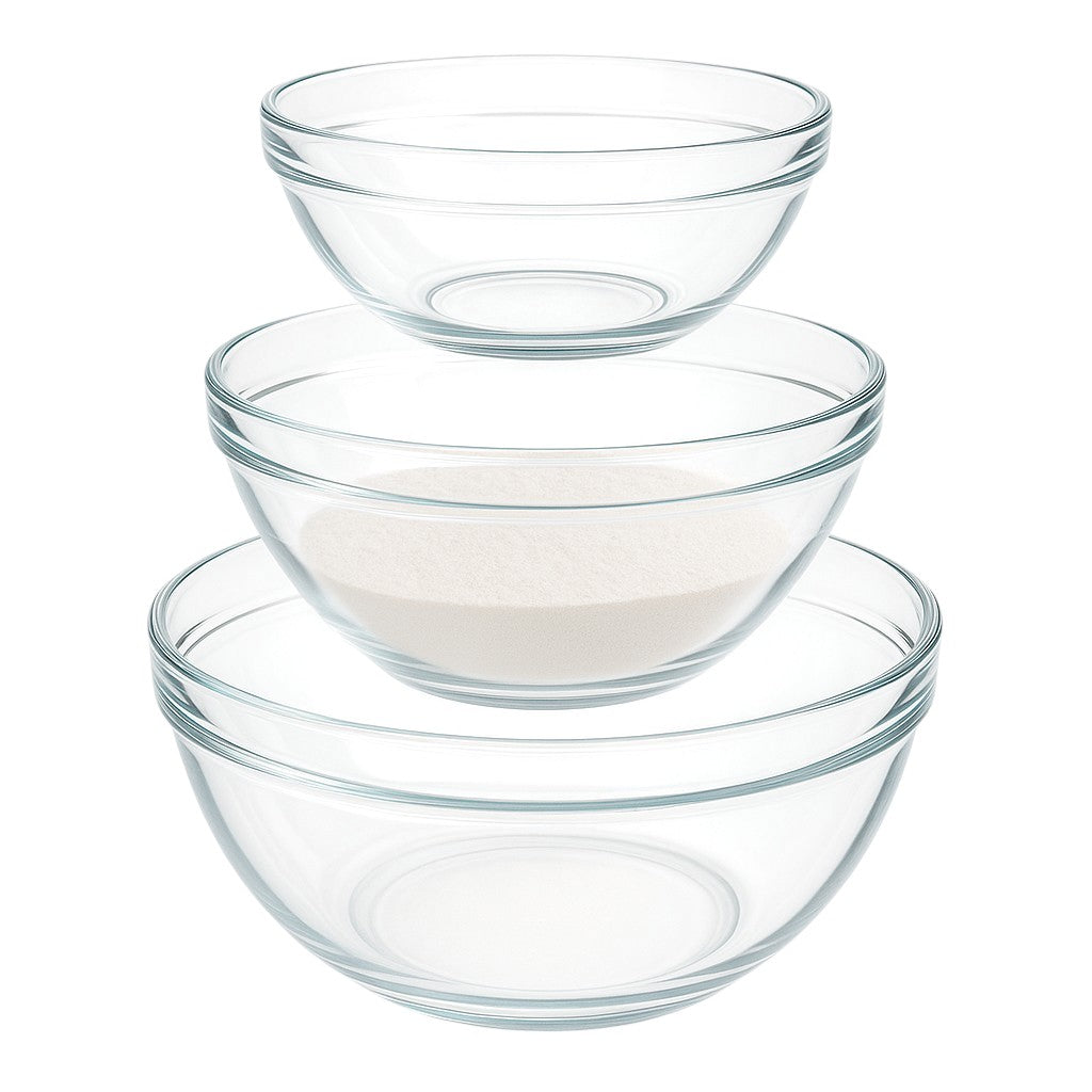 Mixing Bowl Set, 3 Piece - Premium Home from Chabrias Ltd - Just £22.99! Shop now at Chabrias Ltd
