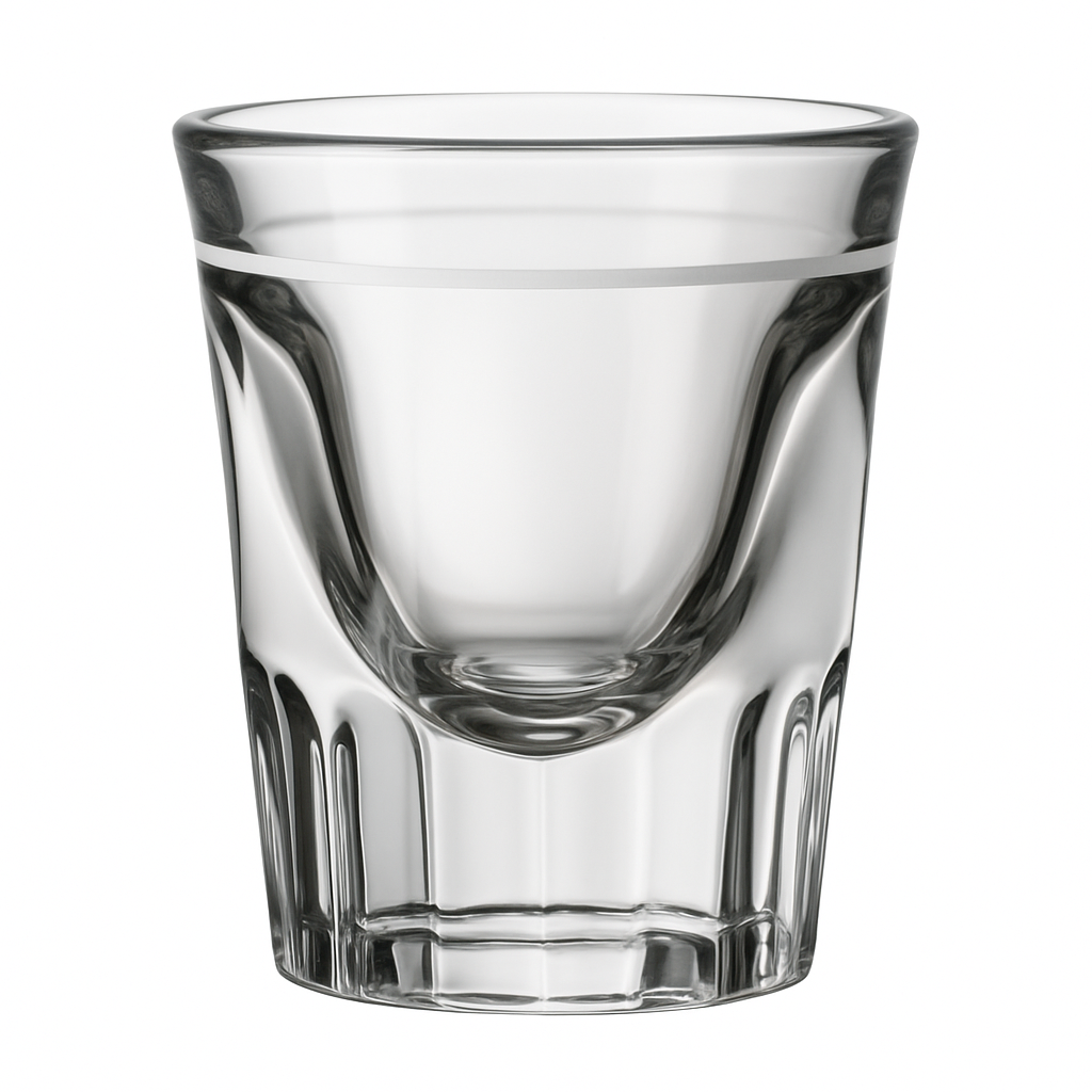 Whiskey Shot Glass 2oz with 1oz Line (48 pack) - Premium Kitchen from Chabrias Ltd - Just £81.99! Shop now at Chabrias Ltd