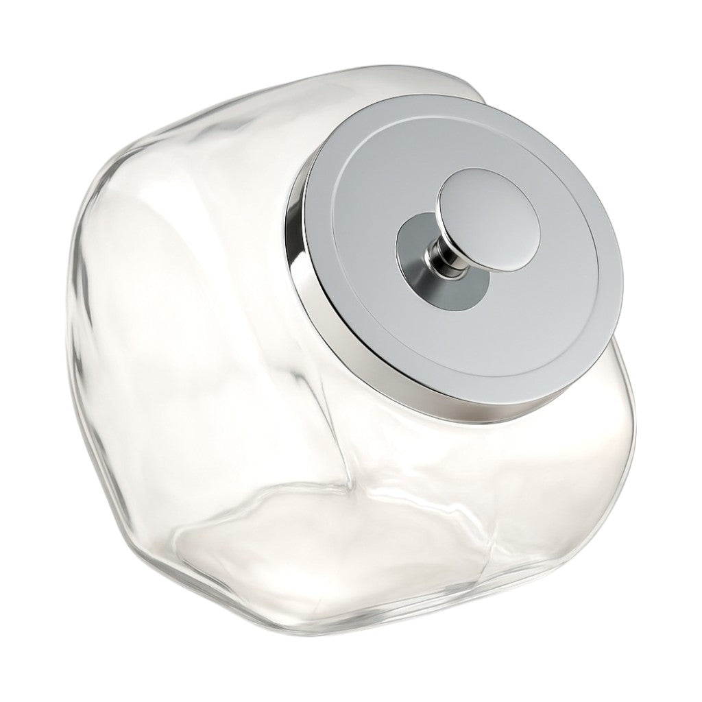 Penny Glass Jar with Chrome Lid, 1 Gallon (4 pack) - Premium Home from Chabrias Ltd - Just £79.99! Shop now at Chabrias Ltd