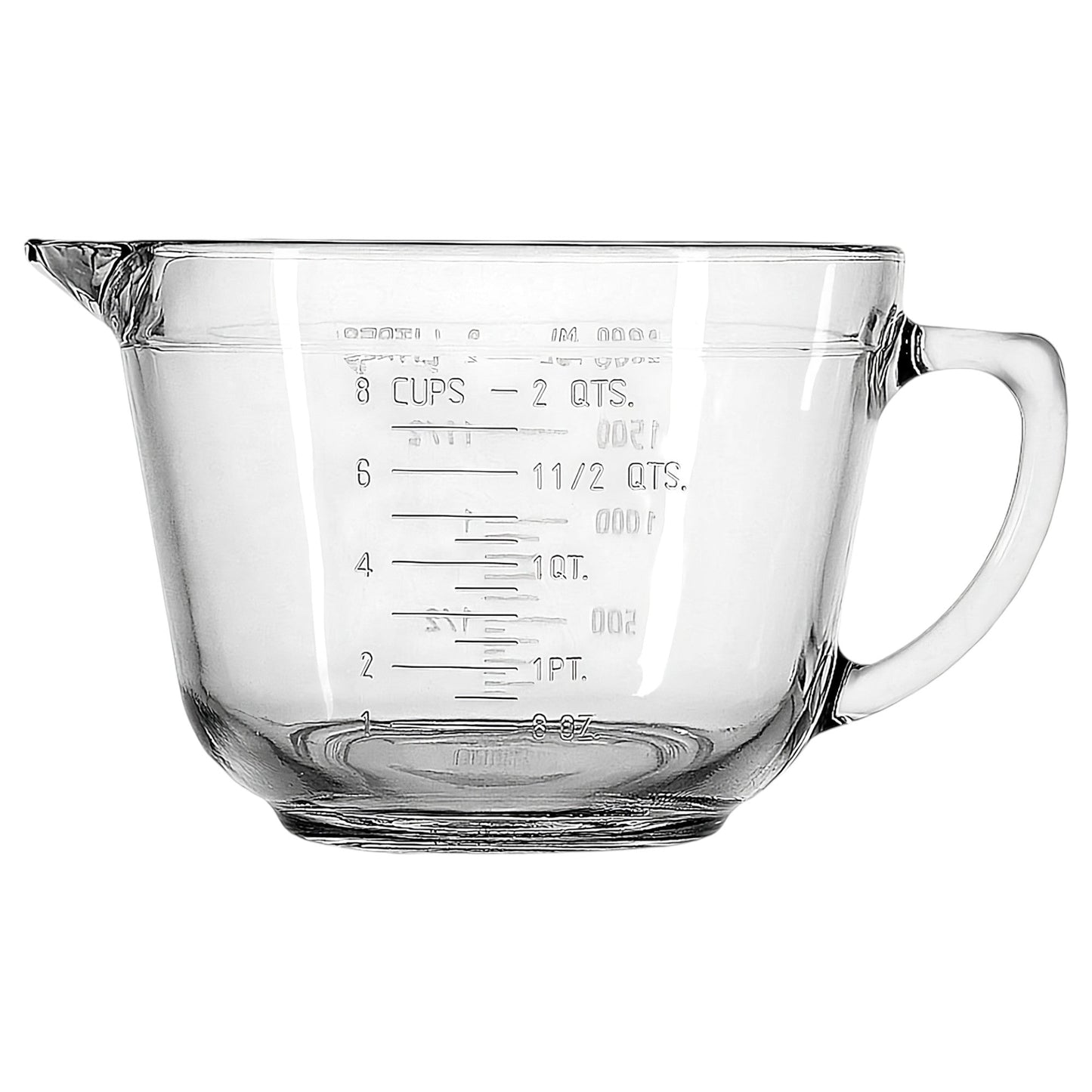 Batter Mixing Jug, 2L - Premium Glassware from Chabrias Ltd - Just £12.99! Shop now at Chabrias Ltd