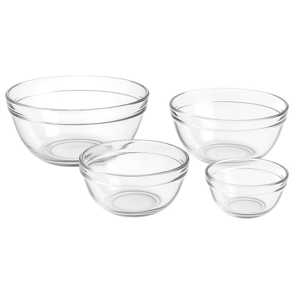 Mixing Glass Bowl, Set of 4 - Premium from Chabrias Ltd - Just £22.99! Shop now at Chabrias Ltd