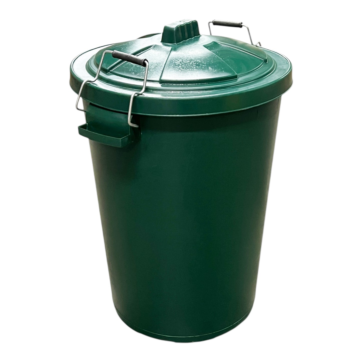 Heavy Duty Plastic Bin, With Locking Clip Lid, Green, 85L - Premium Bins from Chabrias Ltd - Just £29.99! Shop now at Chabrias Ltd