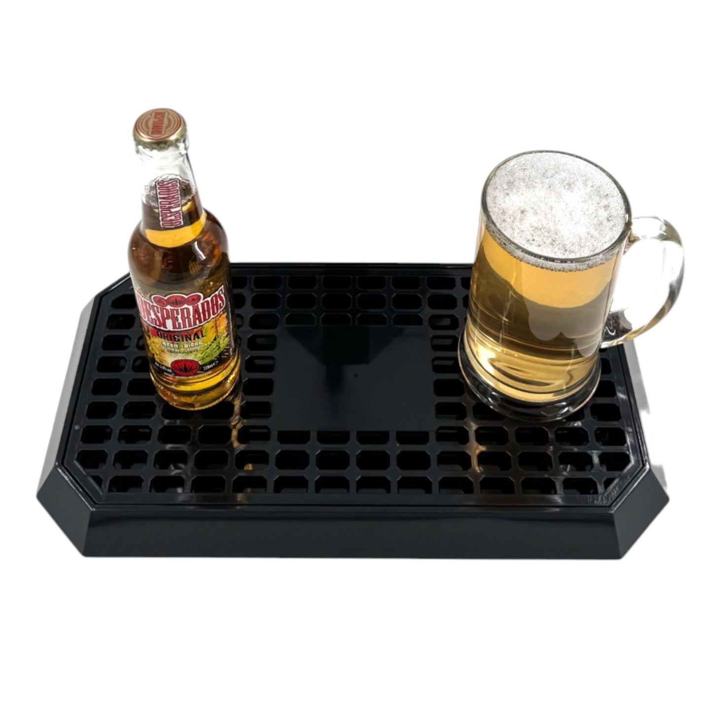 Uni Bar Plastic Drip Tray with Removable Grill, Black - Premium Kitchen from Chabrias Ltd - Just £11.99! Shop now at Chabrias Ltd