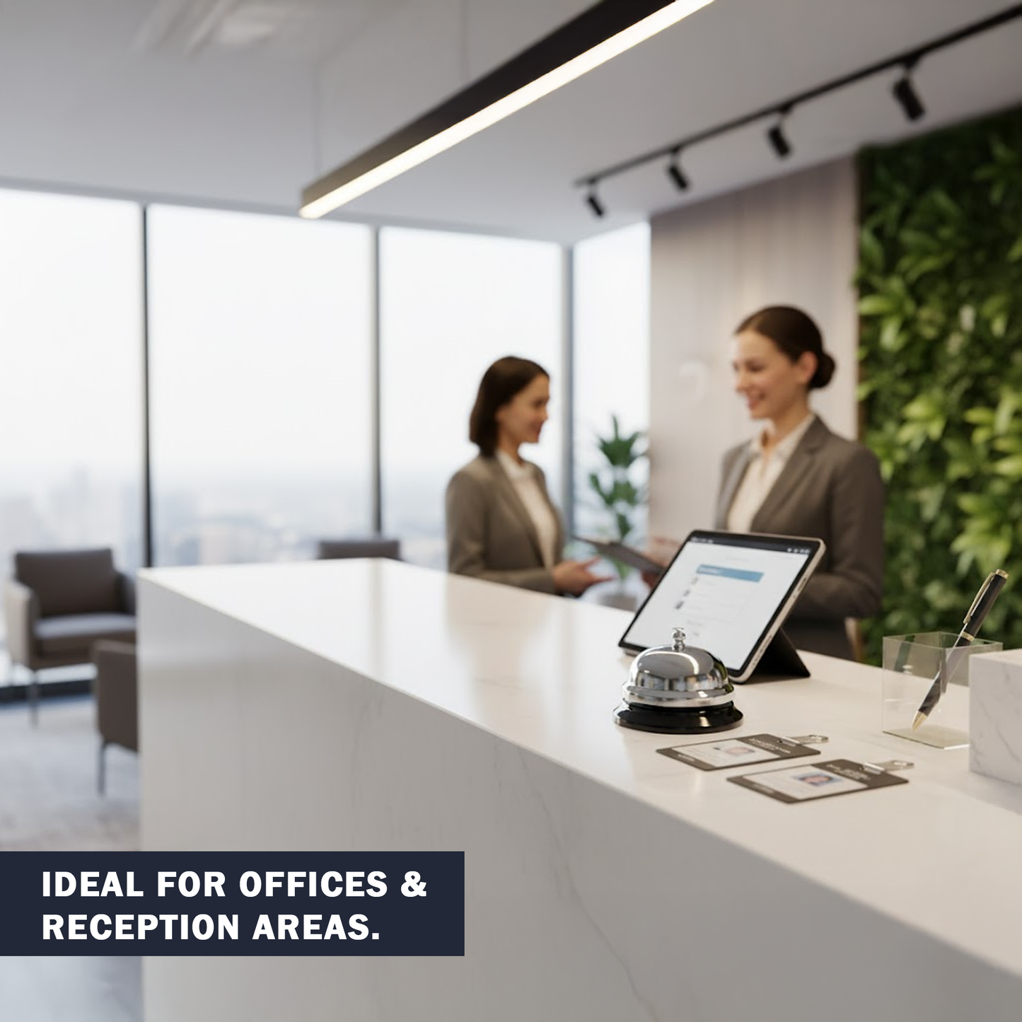Reception Call Bell Chrome | Classic Metal Service Counter Bell for Hotels, Restaurants & Receptions - Premium Bar Accessories from Chabrias Ltd - Just £7.59! Shop now at Chabrias Ltd
