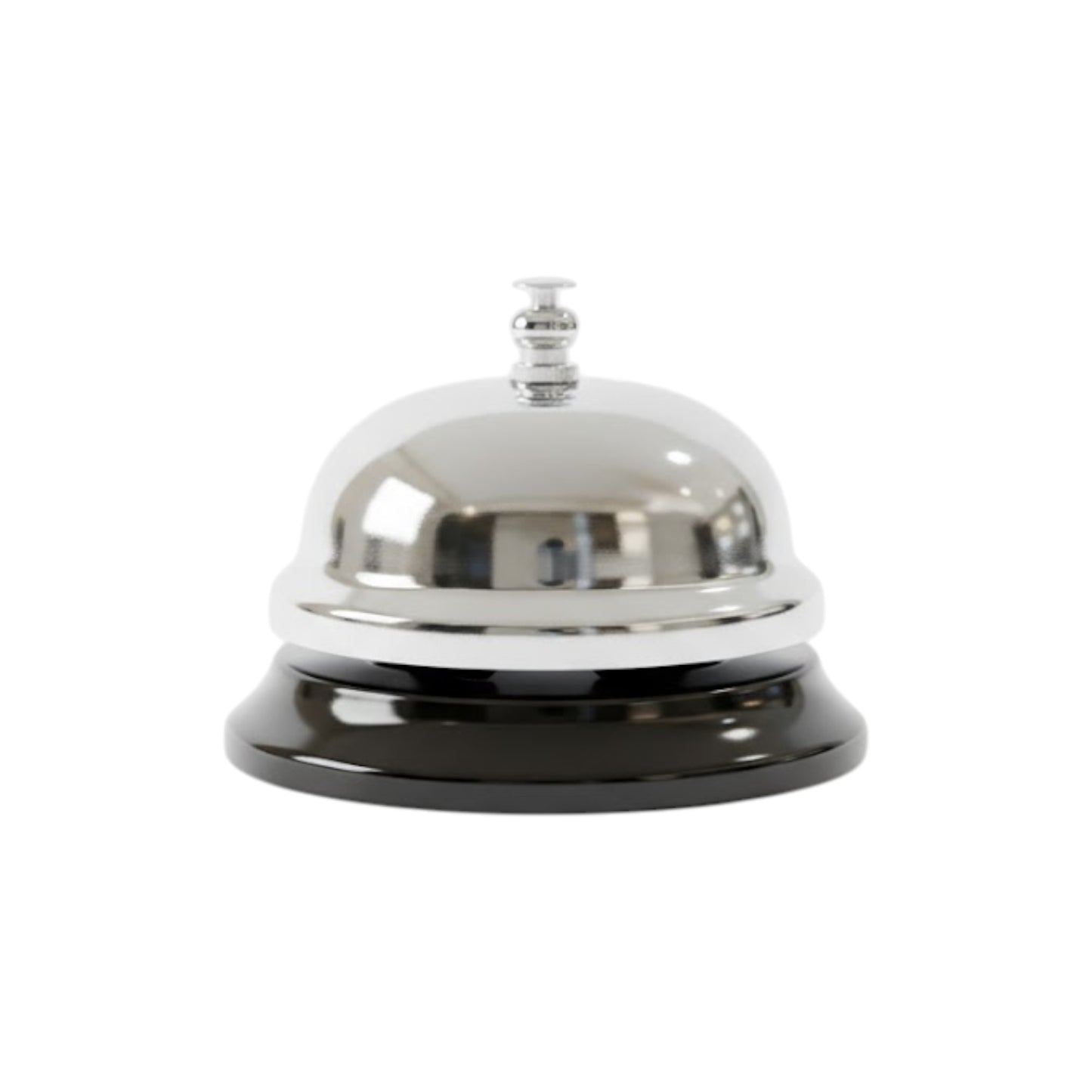 Reception Call Bell Chrome | Classic Metal Service Counter Bell for Hotels, Restaurants & Receptions - Premium Bar Accessories from Chabrias Ltd - Just £7.59! Shop now at Chabrias Ltd