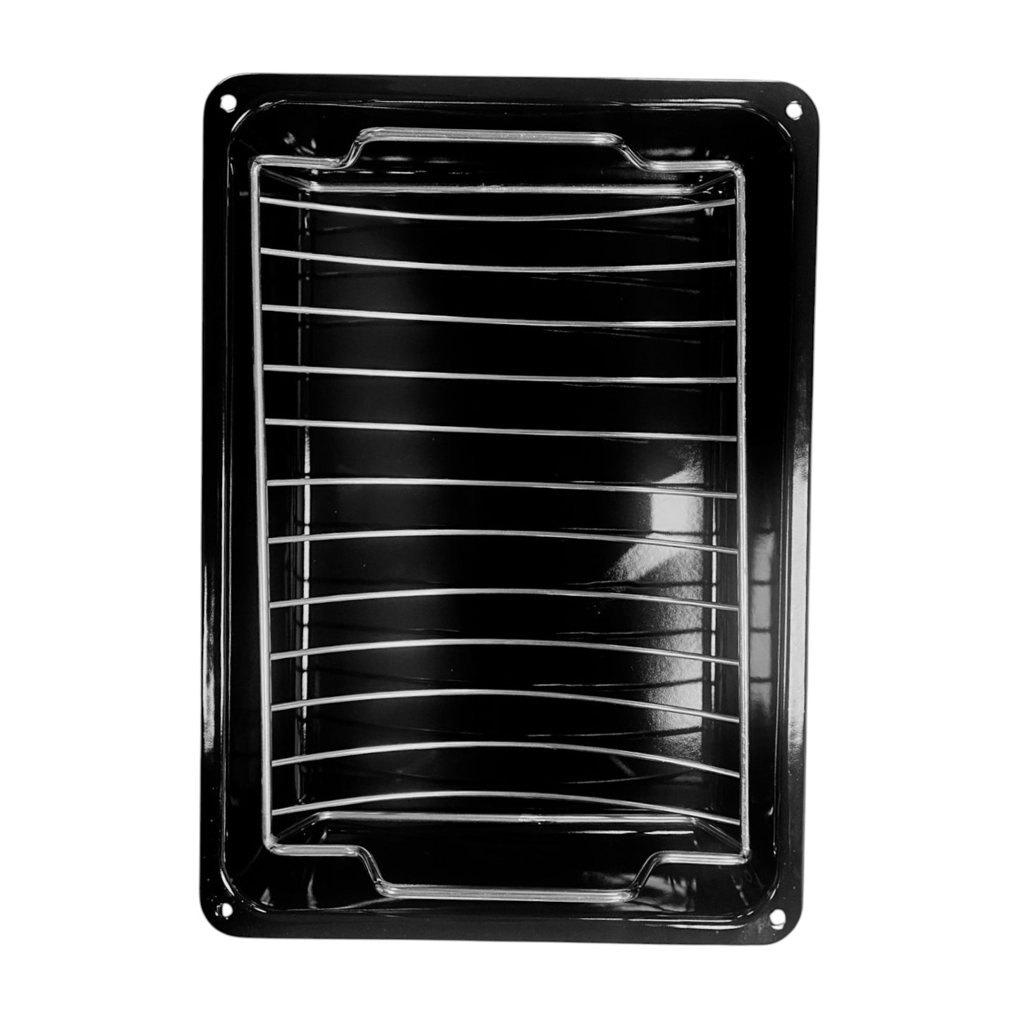 Vitreous Enamel Roasting Tin With Rack, 37cm - Premium Kitchen from Chabrias Ltd - Just £14.99! Shop now at Chabrias Ltd
