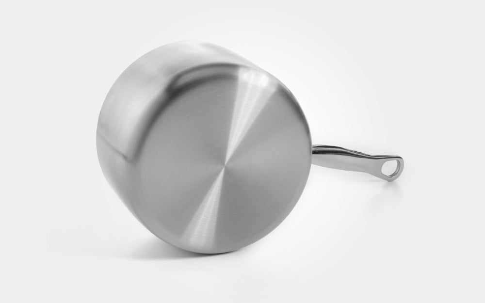 Samuel Groves Professional Grade Tri-Ply Stainless Steel Saucepan with Lid - Crafted in England for Exceptional Cooking Performance - Premium Kitchen from Samuel Groves - Just £93.10! Shop now at Chabrias Ltd