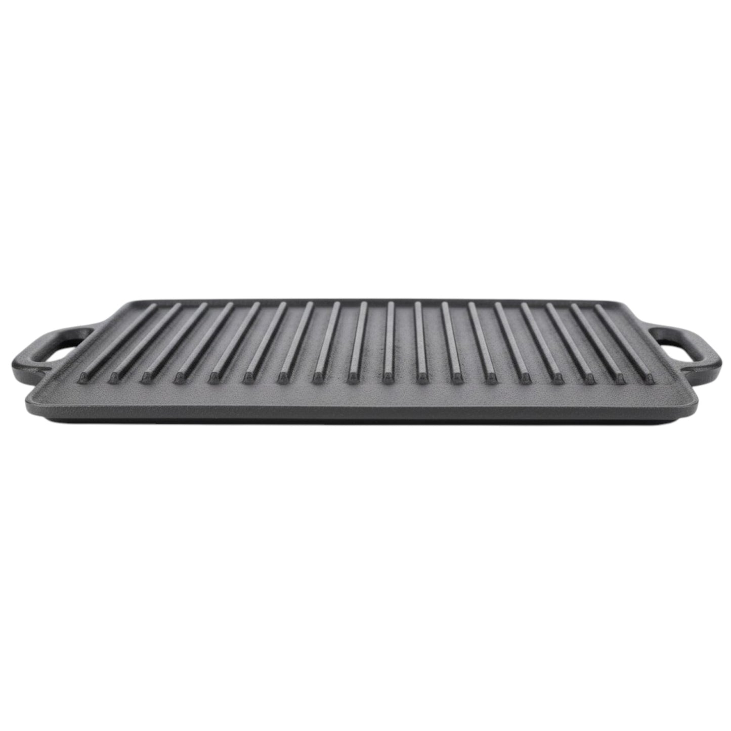 Pro Cast Iron Griddle with Handles – 50.5cm x 23.5cm - Premium Kitchen from Chabrias Ltd - Just £39.99! Shop now at Chabrias Ltd