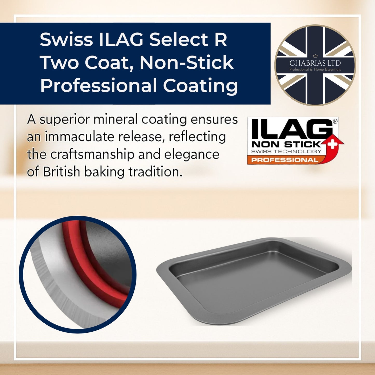Non-Stick Roasting Tray, 31cm - Premium Kitchen from Chabrias Ltd - Just £11.99! Shop now at Chabrias Ltd