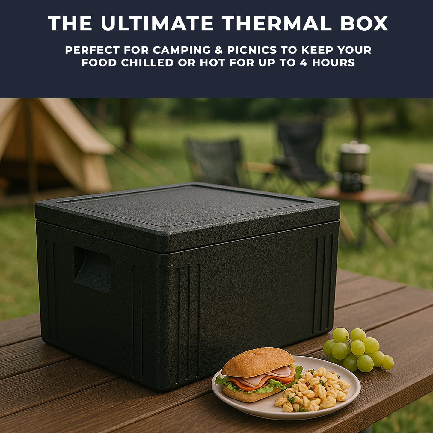 Insulated Thermal Box 45L EPP & 79L Thermal Food Delivery Bag - 40°C to 120°C - Premium Food Storage Boxes from Chabrias Ltd - Just £41.99! Shop now at Chabrias Ltd