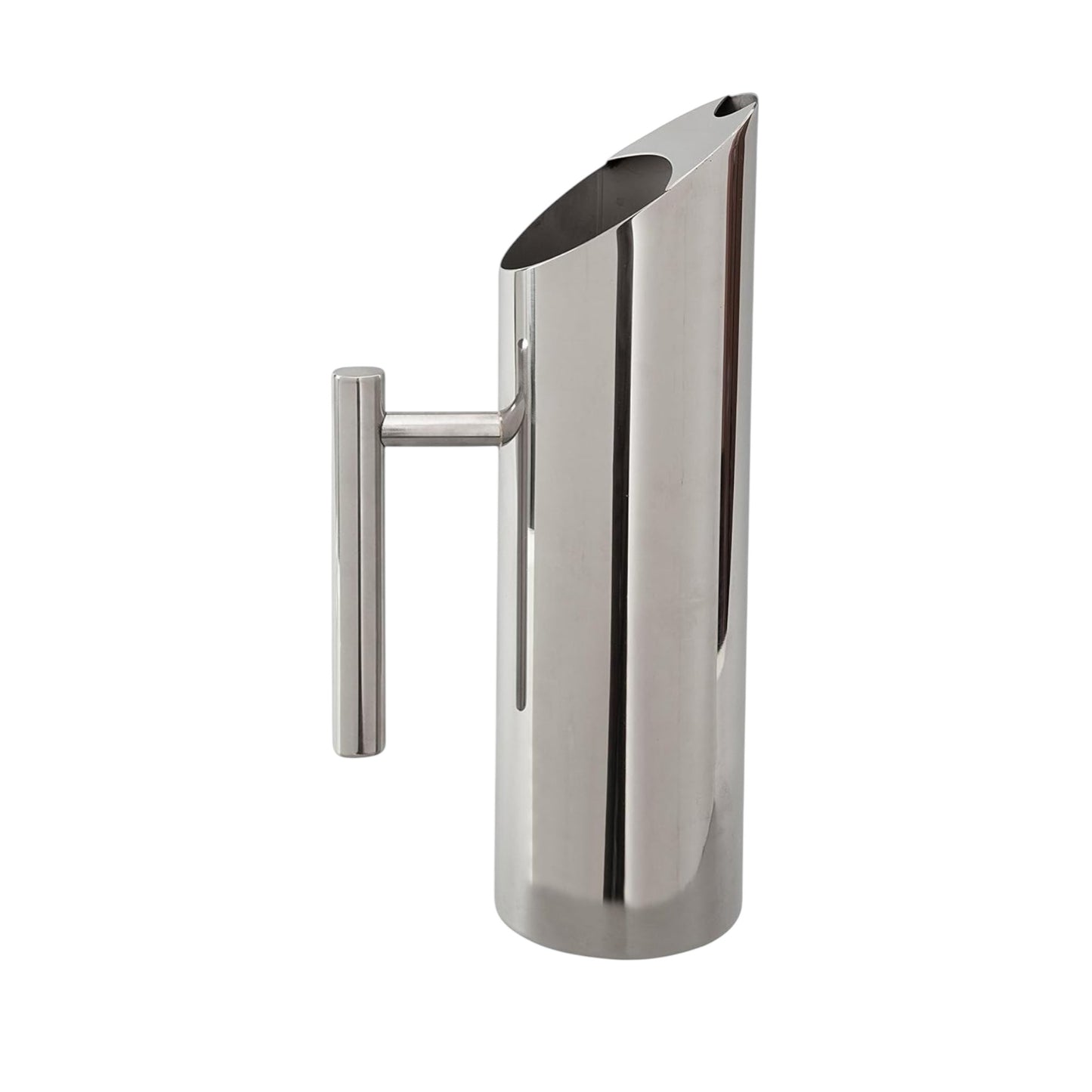 Stainless Steel Water Jug 1.5L - Polished Metal Pitcher with Handle, Rustproof & Durable