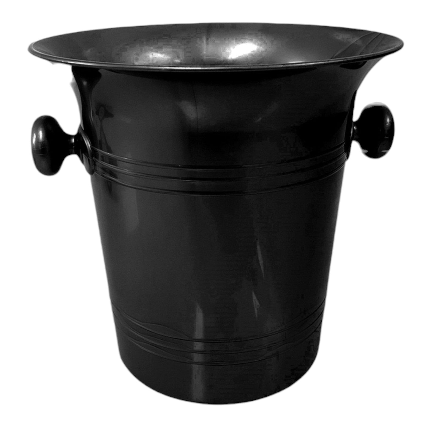 Stylish Black Plastic Wine & Champagne Cooler, 3.5L - Premium Home from Chabrias Ltd - Just £9.99! Shop now at Chabrias Ltd