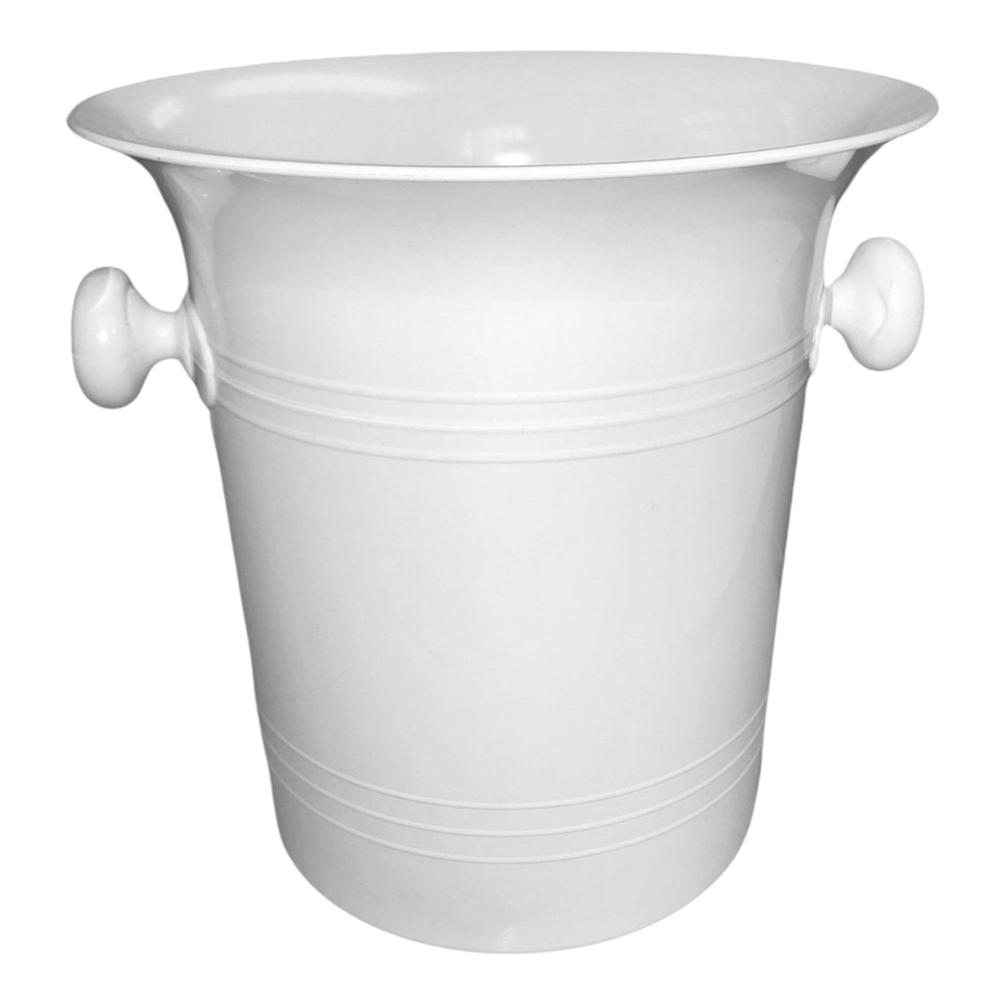 Stylish White Plastic Wine & Champagne Cooler, 3.5L - Premium Home from Chabrias Ltd - Just £9.99! Shop now at Chabrias Ltd