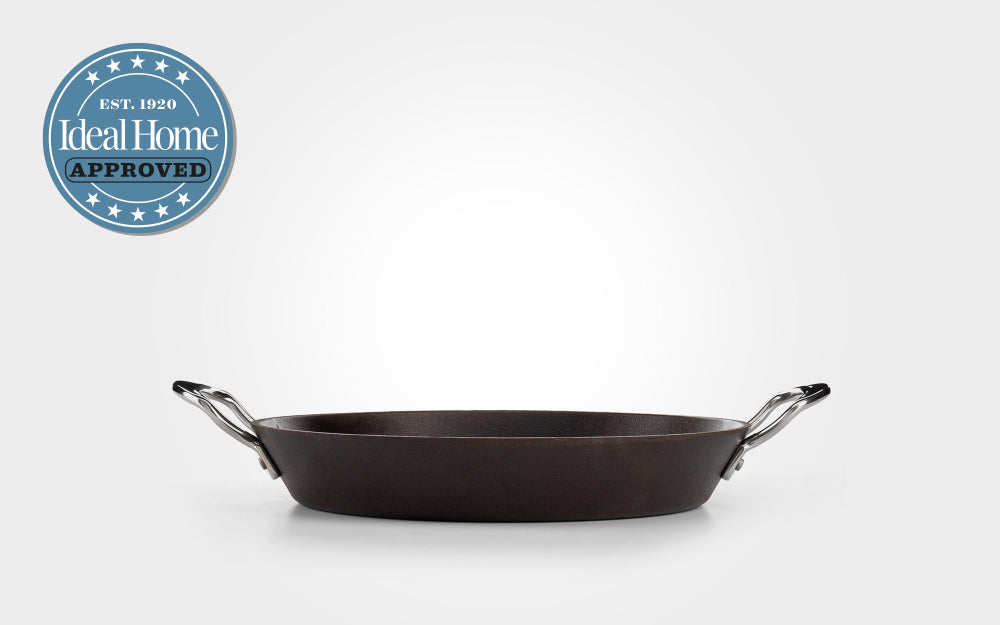 Britannia Cast Iron Frying Pan, With Side Handles (28cm) - Premium Kitchen from Samuel Groves - Just £129.99! Shop now at Chabrias Ltd
